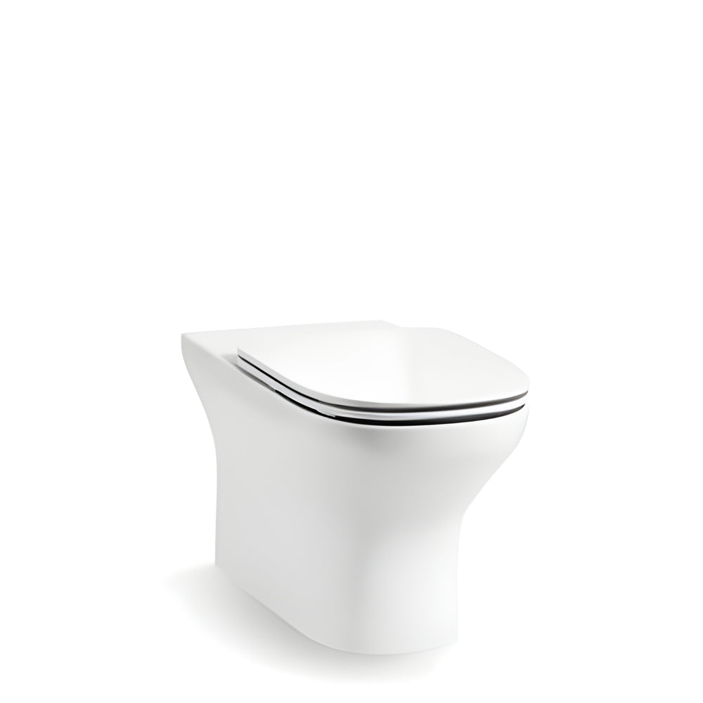KOHLER MODERNLIFE WALL FACED TOILET WITH ELITE SEAT AND NIGHTLIGHT GLOSS WHITE
