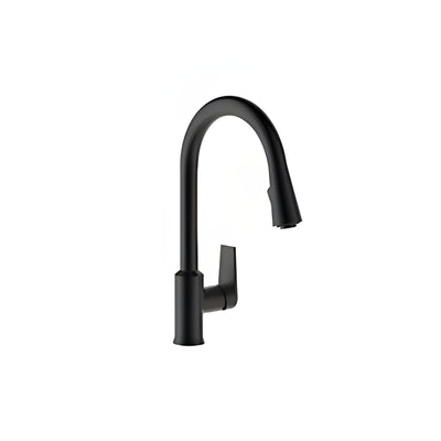 KOHLER TAUT PULL OUT SPRAY KITCHEN SINK MIXER 389MM MATTE BLACK