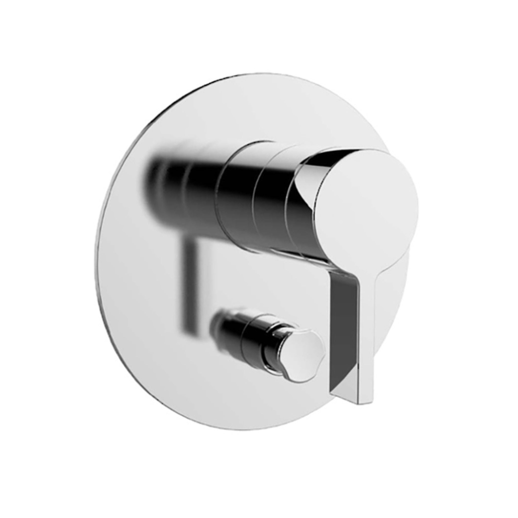 KOHLER COMPONENTS WALL MIXER WITH DIVERTER THIN LEVER HANDLE 160MM CHROME