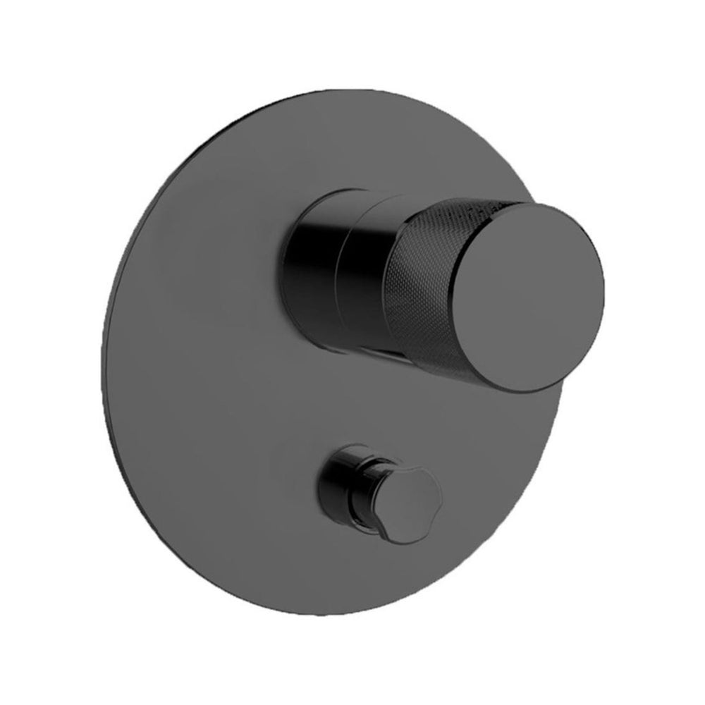 KOHLER COMPONENTS SHOWER / BATH WALL DIVERTER MIXER WITH OYL HANDLE & VALVE COMPLETE KIT MATTE BLACK