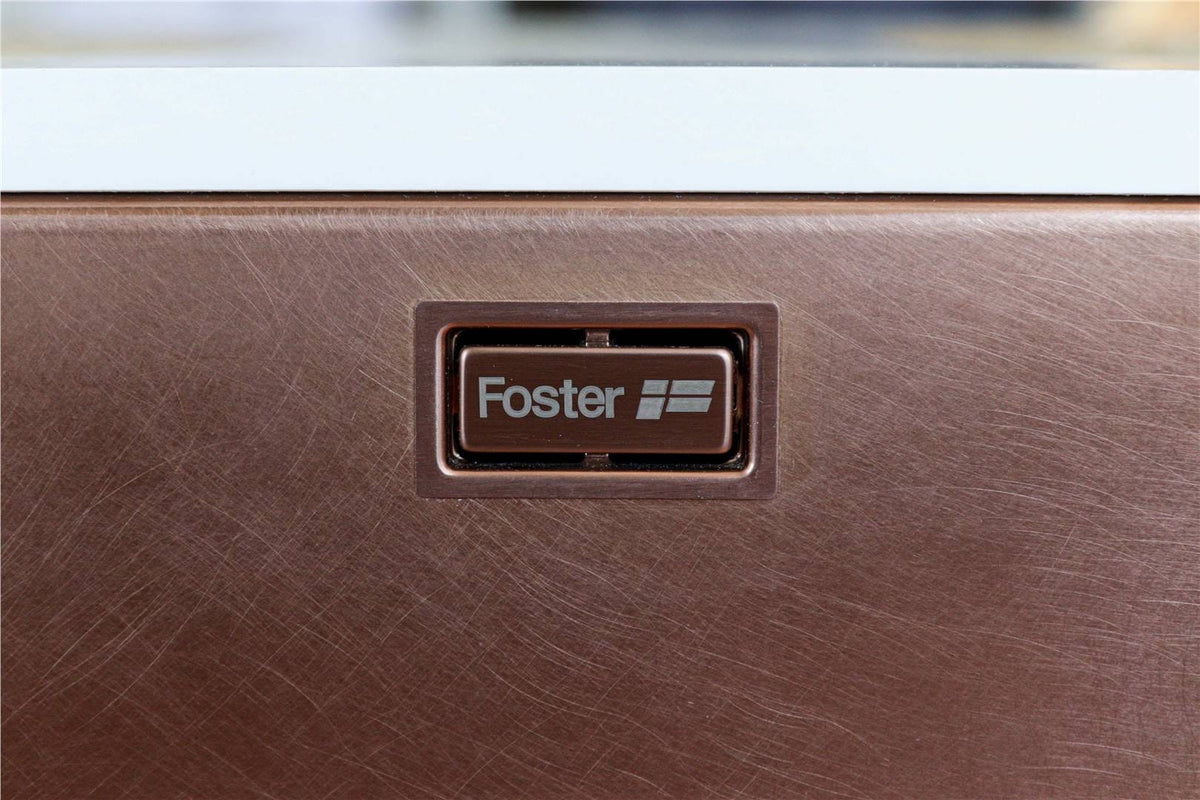 Linsol Foster KE Sink Undermount Foster Vintage Copper 440mm installed view