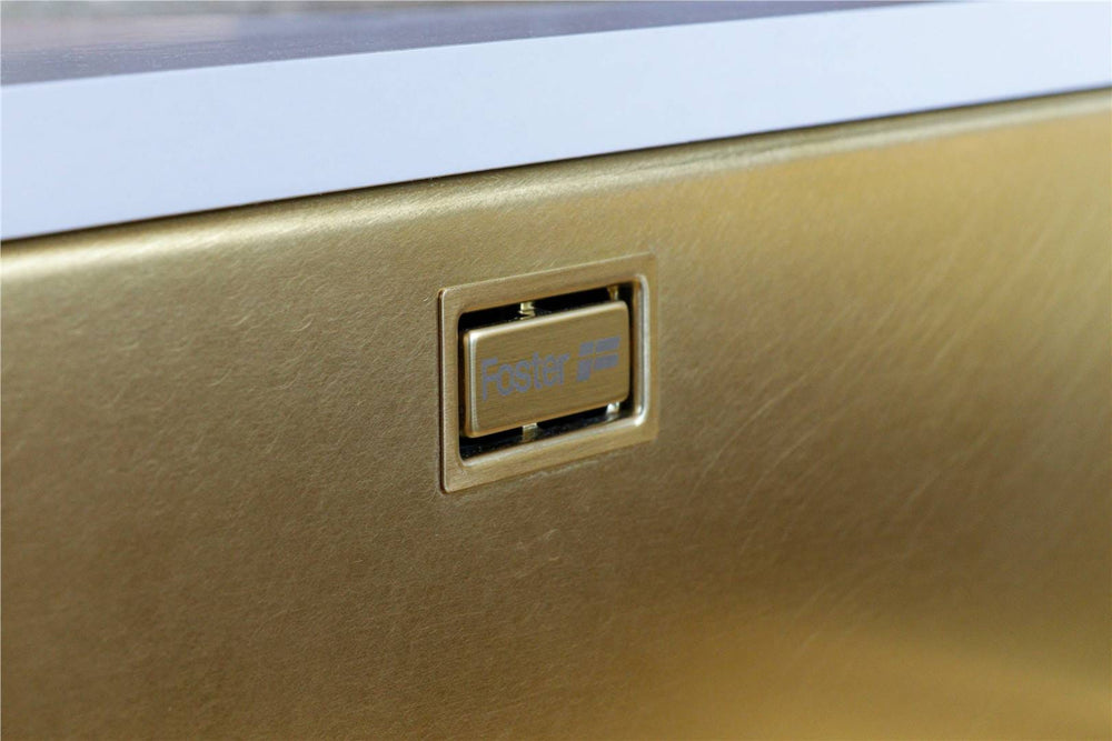 Linsol Foster KE Sink Undermount Foster Vintage Gold 750mm detail