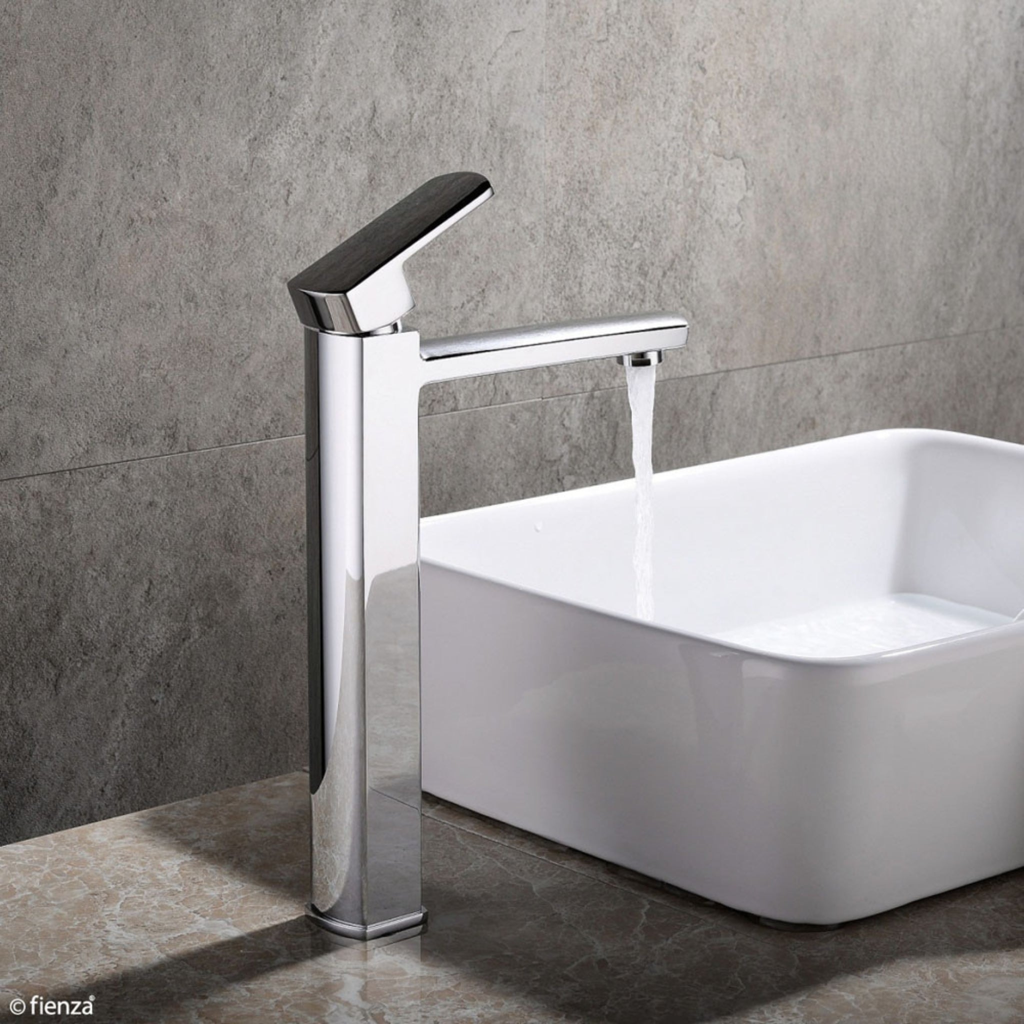 FIENZA KOKO TALL BASIN MIXER 316MM CHROME