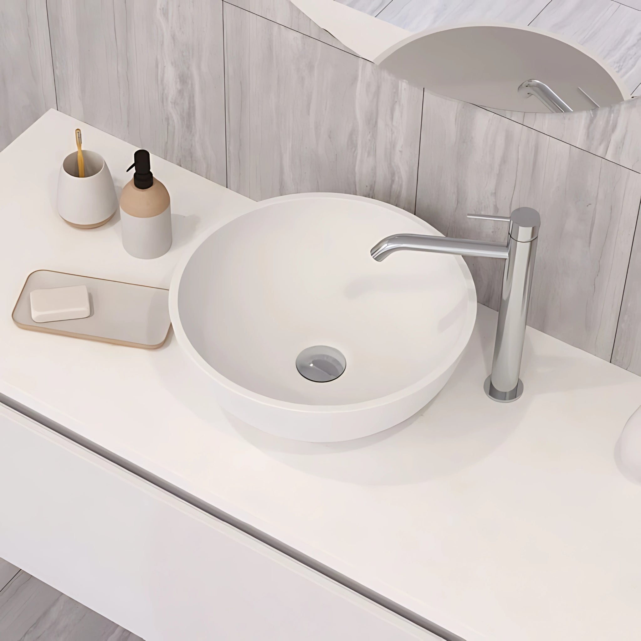 FIENZA KAYA TALL BASIN MIXER 300MM CHROME