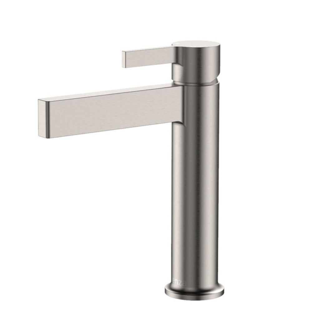 FIENZA SANSA BASIN MIXER 190MM BRUSHED NICKEL