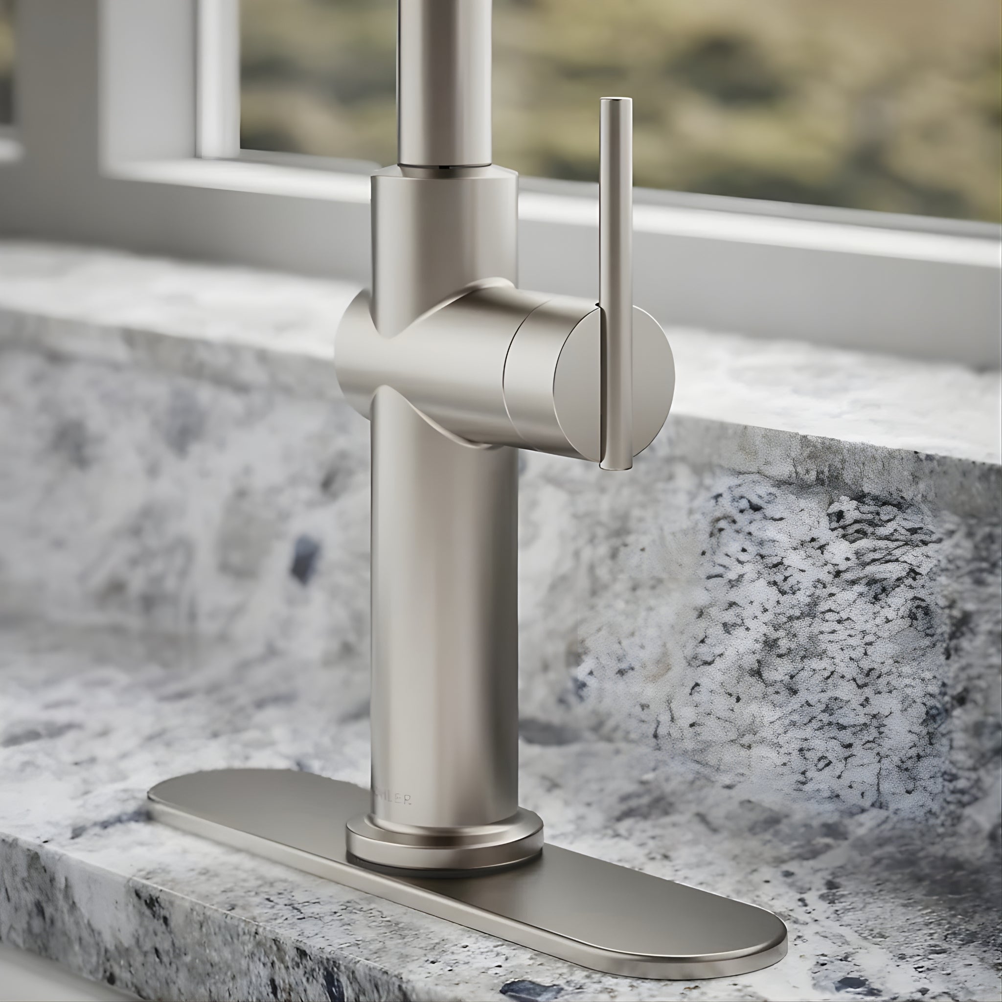 KOHLER CRUE PULL-DOWN KITCHEN MIXER 434MM VIBRANT BRUSHED STEEL