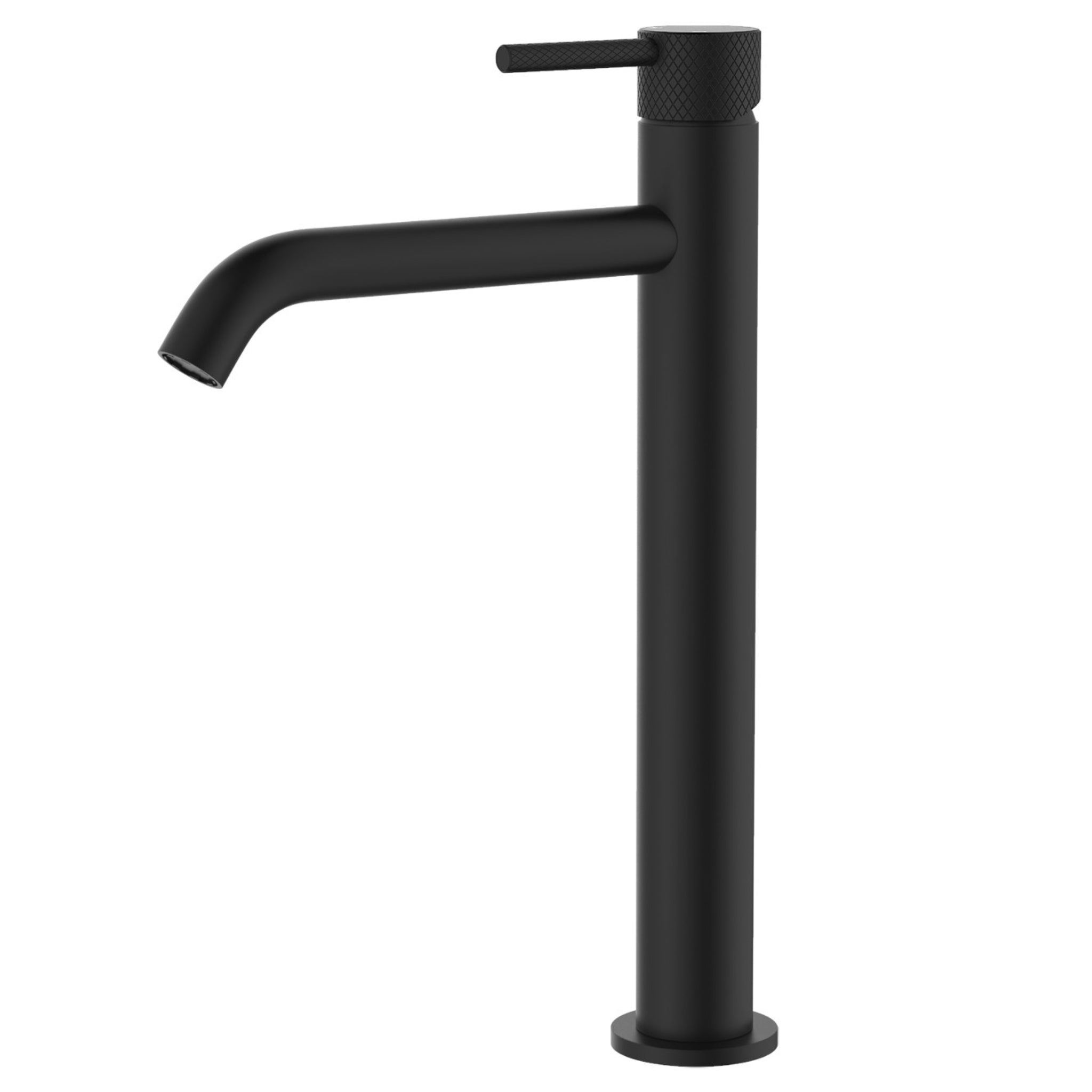FIENZA AXLE TALL BASIN MIXER 302MM MATTE BLACK