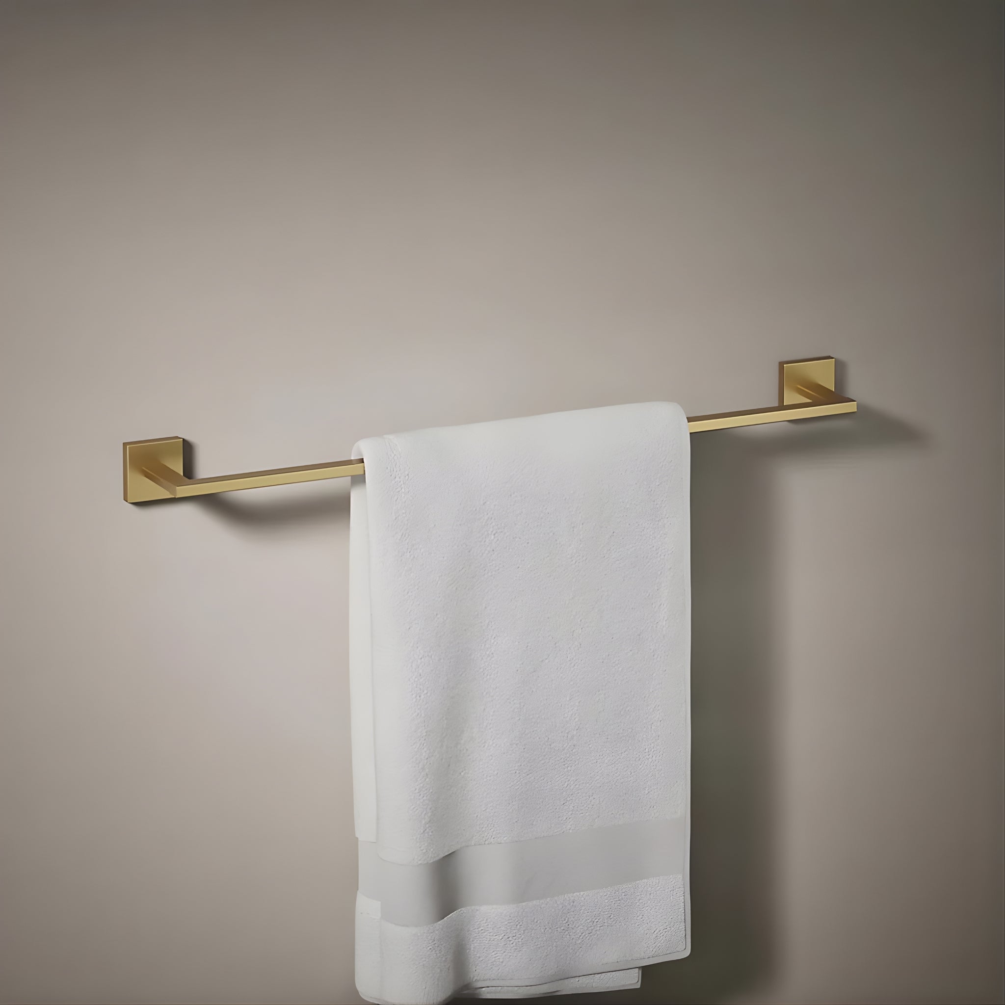KOHLER SQUARE TOWEL BAR BRUSHED BRASS (AVAILABLE IN 305MM, 457MM, AND 610MM)