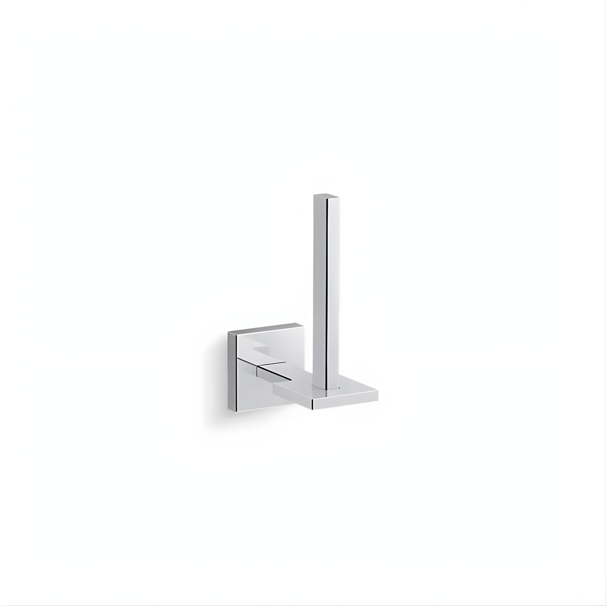KOHLER SQUARE VERTICAL TOILET PAPER HOLDER CHROME