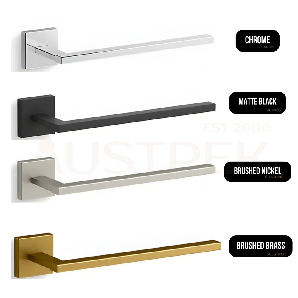 KOHLER SQUARE TOWEL ARM 254MM MATTE BLACK