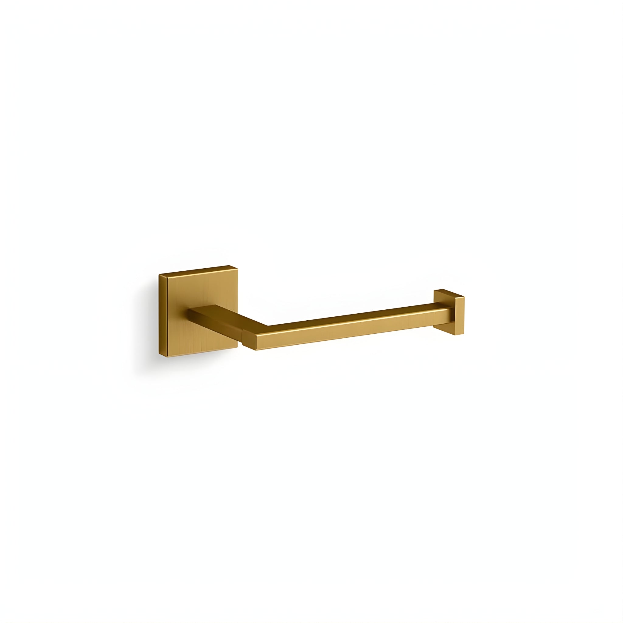 KOHLER SQUARE TOILET PAPER HOLDER 159MM BRUSHED BRASS