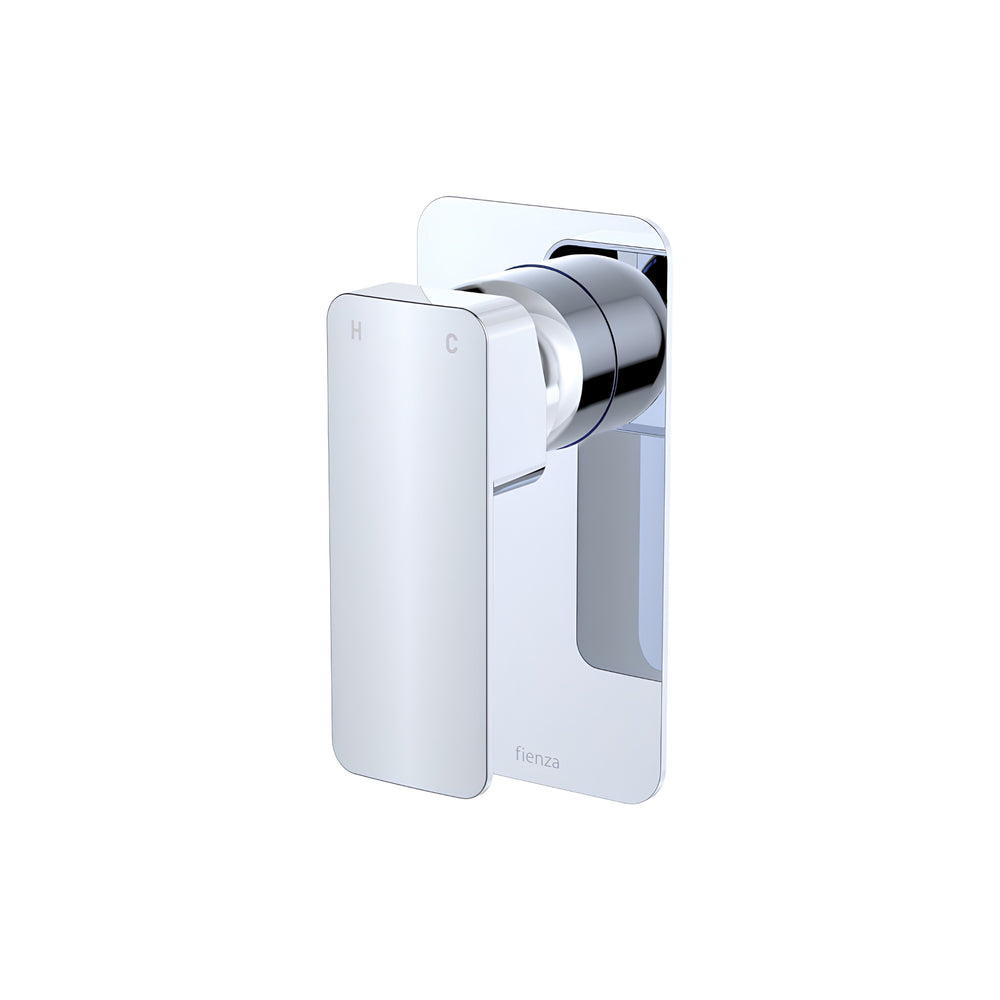FIENZA TONO LEAD FREE WALL MIXER RECTANGULAR PLATE CHROME