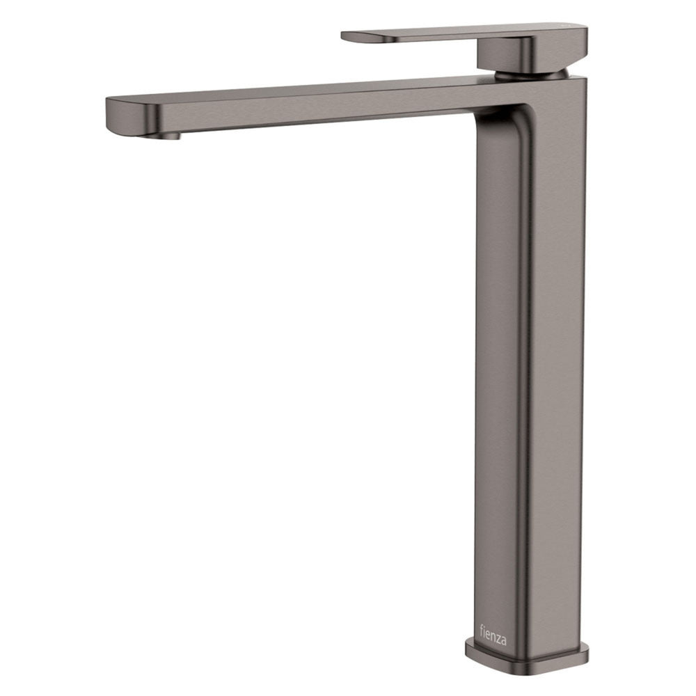 FIENZA TONO TALL BASIN MIXER 287MM GUN METAL