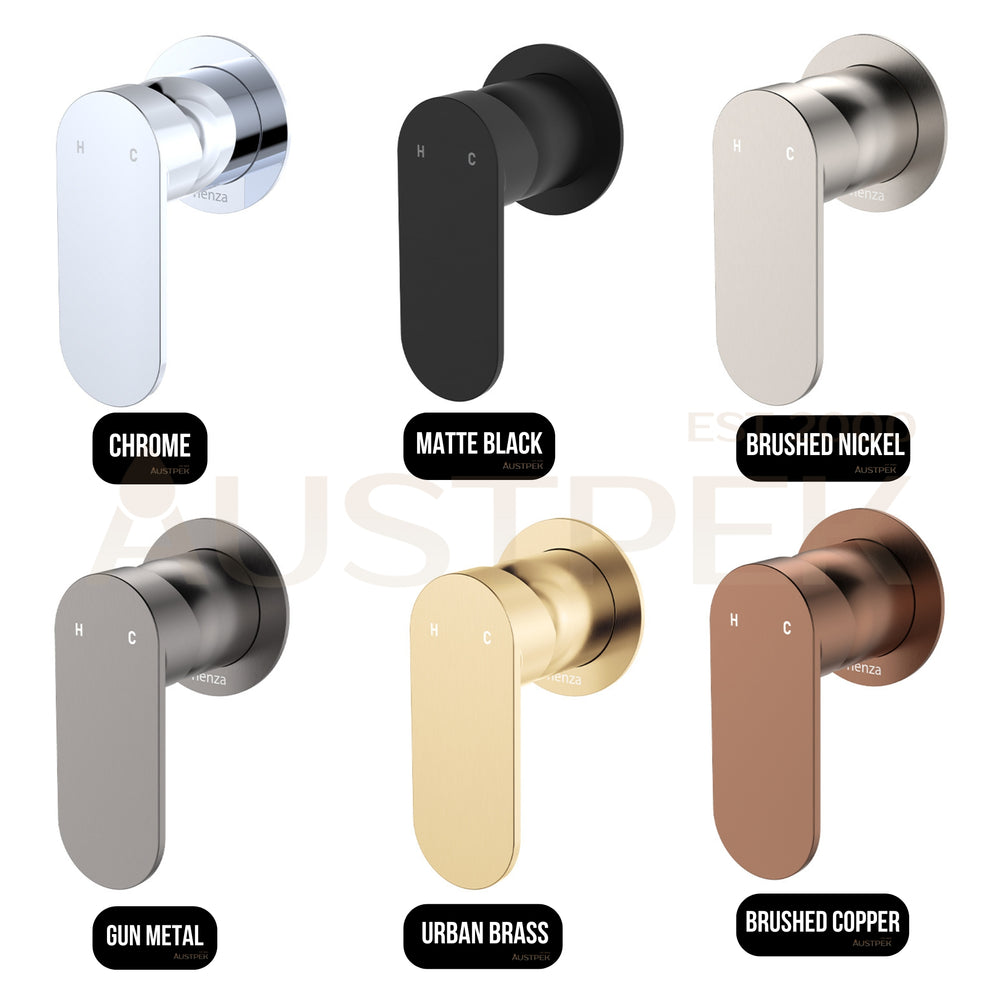 FIENZA EMPIRE SLIM LEAD FREE WALL MIXER ROUND PLATE CHROME