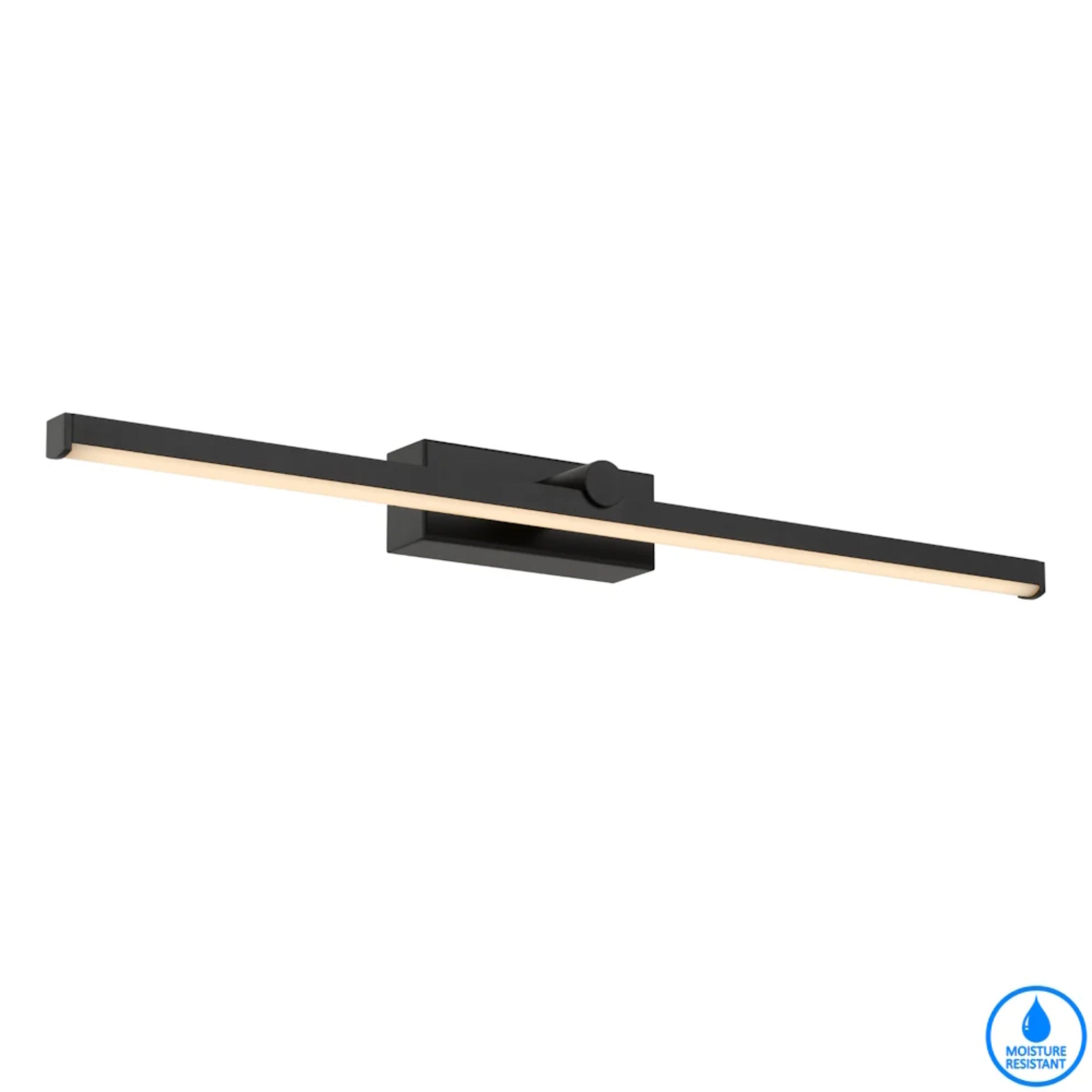 TELBIX FOLEY VANITY LED WALL LIGHT BLACK 600MM