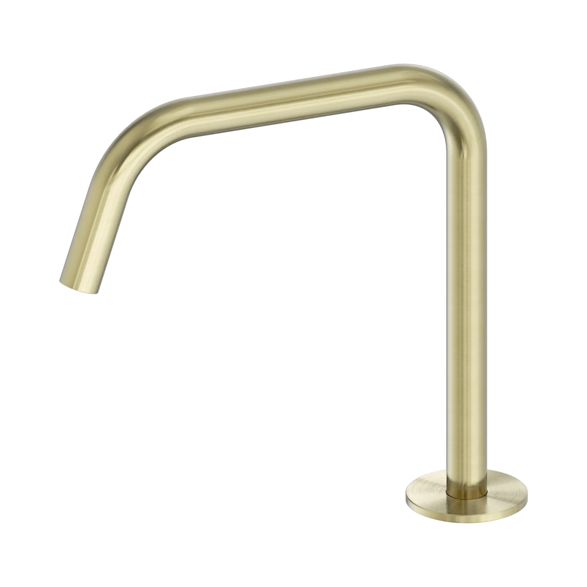 NERO SERENITY BATH/KITCHEN EDGE SPOUT II 247MM BRUSHED GOLD