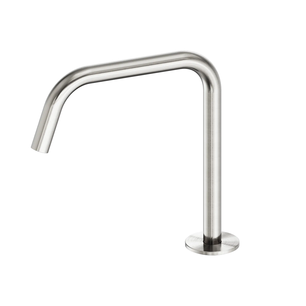 NERO SERENITY BATH/KITCHEN EDGE SPOUT II 247MM BRUSHED NICKEL