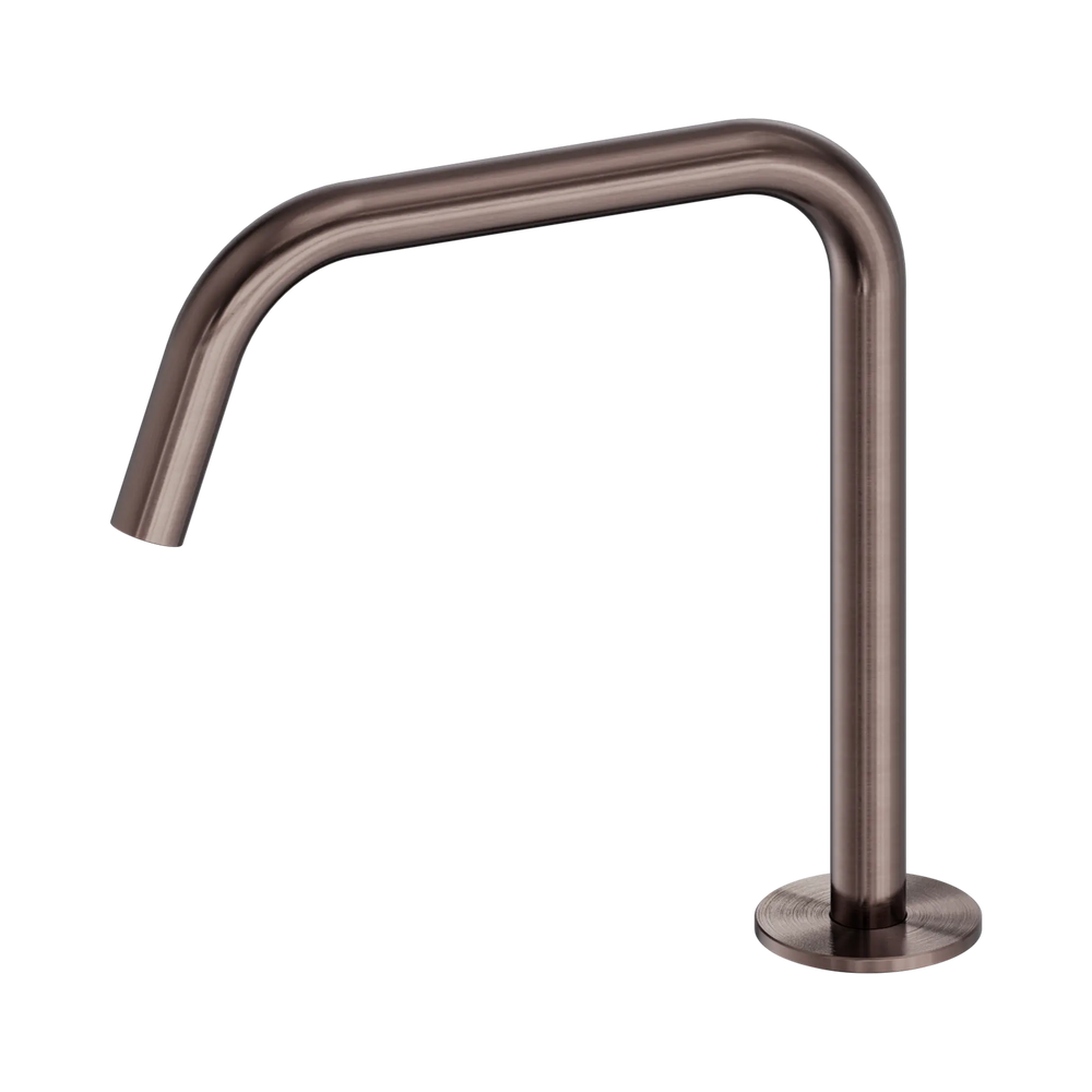 NERO SERENITY BATH/KITCHEN EDGE SPOUT II 247MM BRUSHED BRONZE