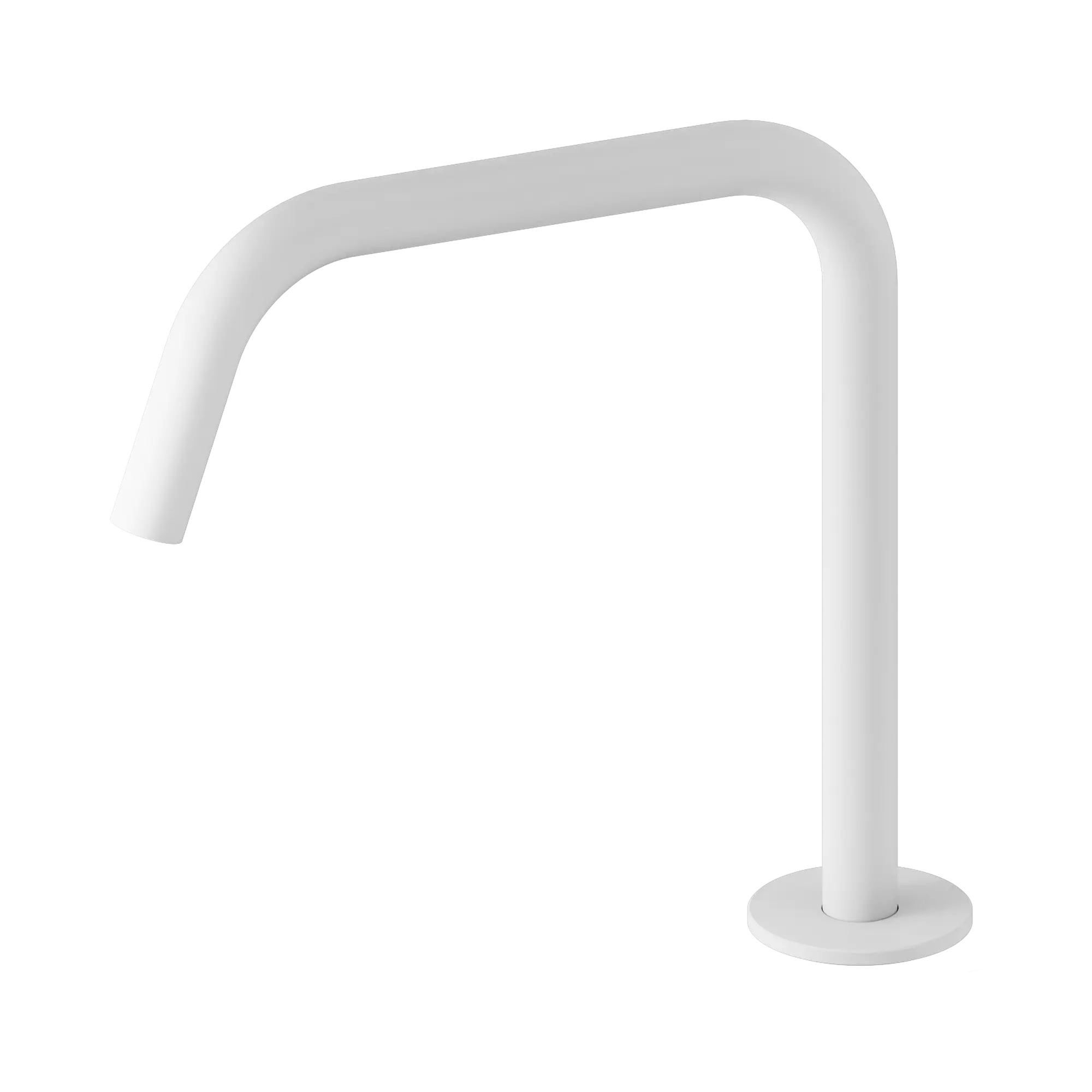 NERO SERENITY BATH/KITCHEN EDGE SPOUT II 247MM MATTE WHITE