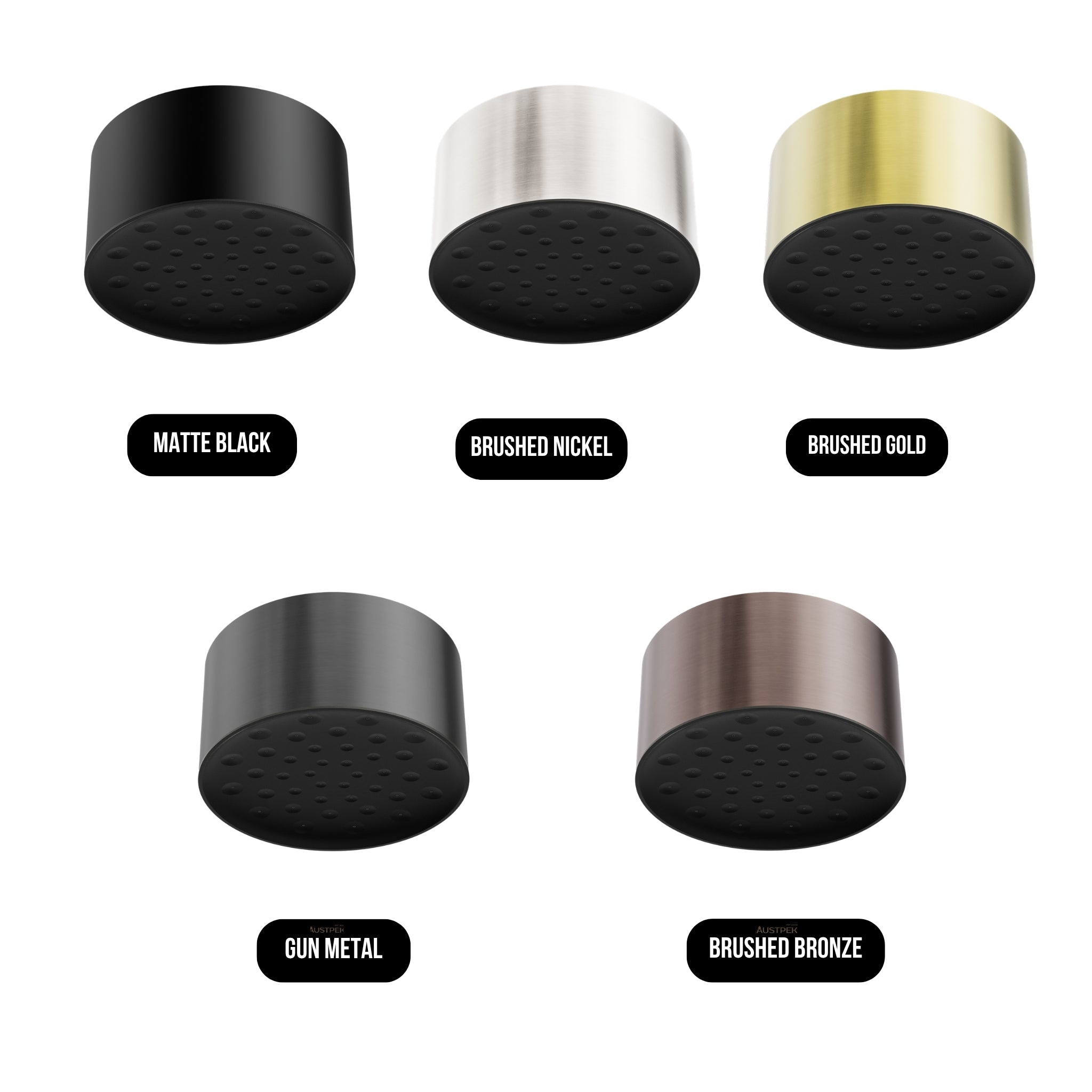 NERO SERENITY CEILING SHOWER HEAD 295MM BRUSHED BRONZE