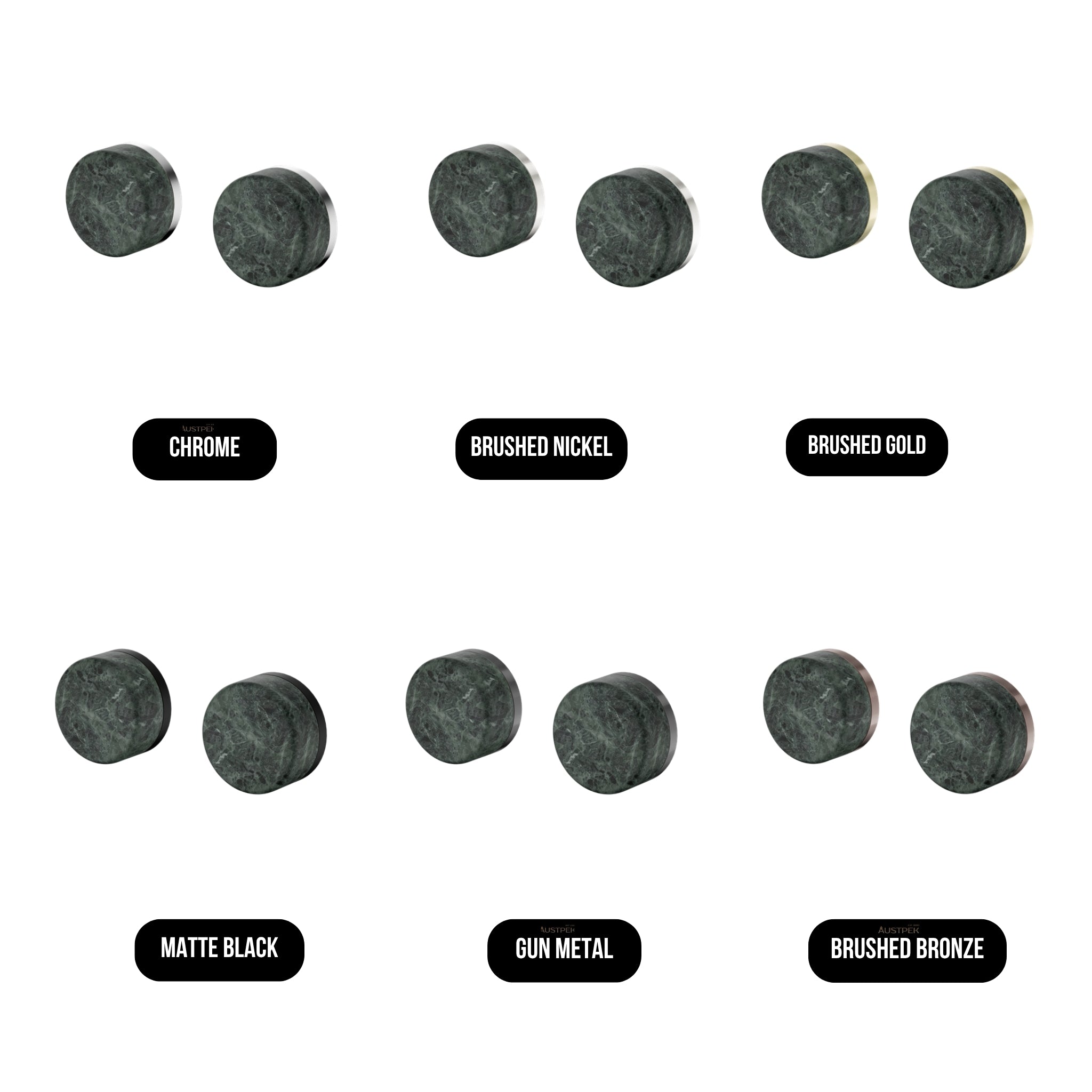 NERO SERENITY WALL TOP ASSEMBLY WITH VERDE ALPI HANDLE BRUSHED BRONZE