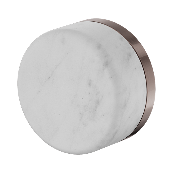 NERO SERENITY PROGRESSIVE SHOWER MIXER WITH CARRARA HANDLE BRUSHED BRONZE
