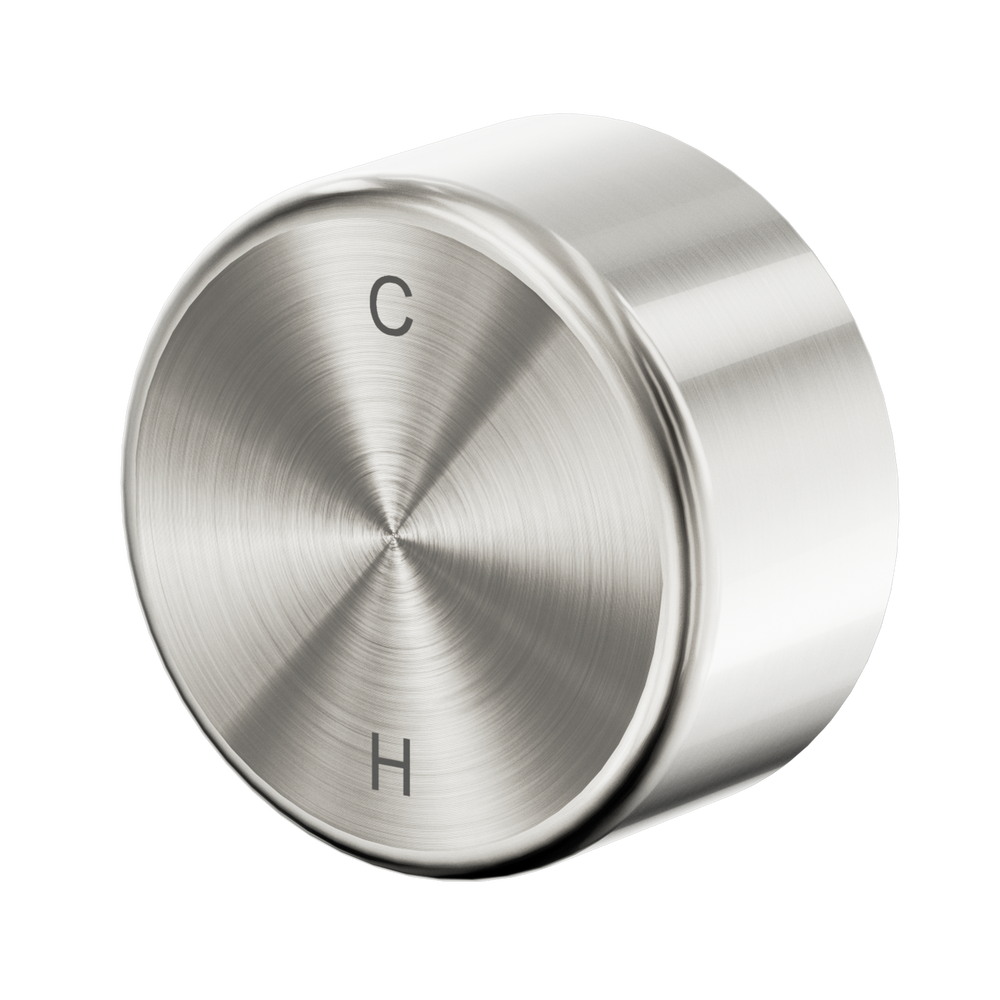 NERO SERENITY PROGRESSIVE SHOWER MIXER WITH METAL HANDLE BRUSHED NICKEL