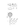 NERO SERENITY PROGRESSIVE SHOWER SYSTEM WITH METAL HANDLE AND SERENITY HAND SHOWER BRUSHED BRONZE