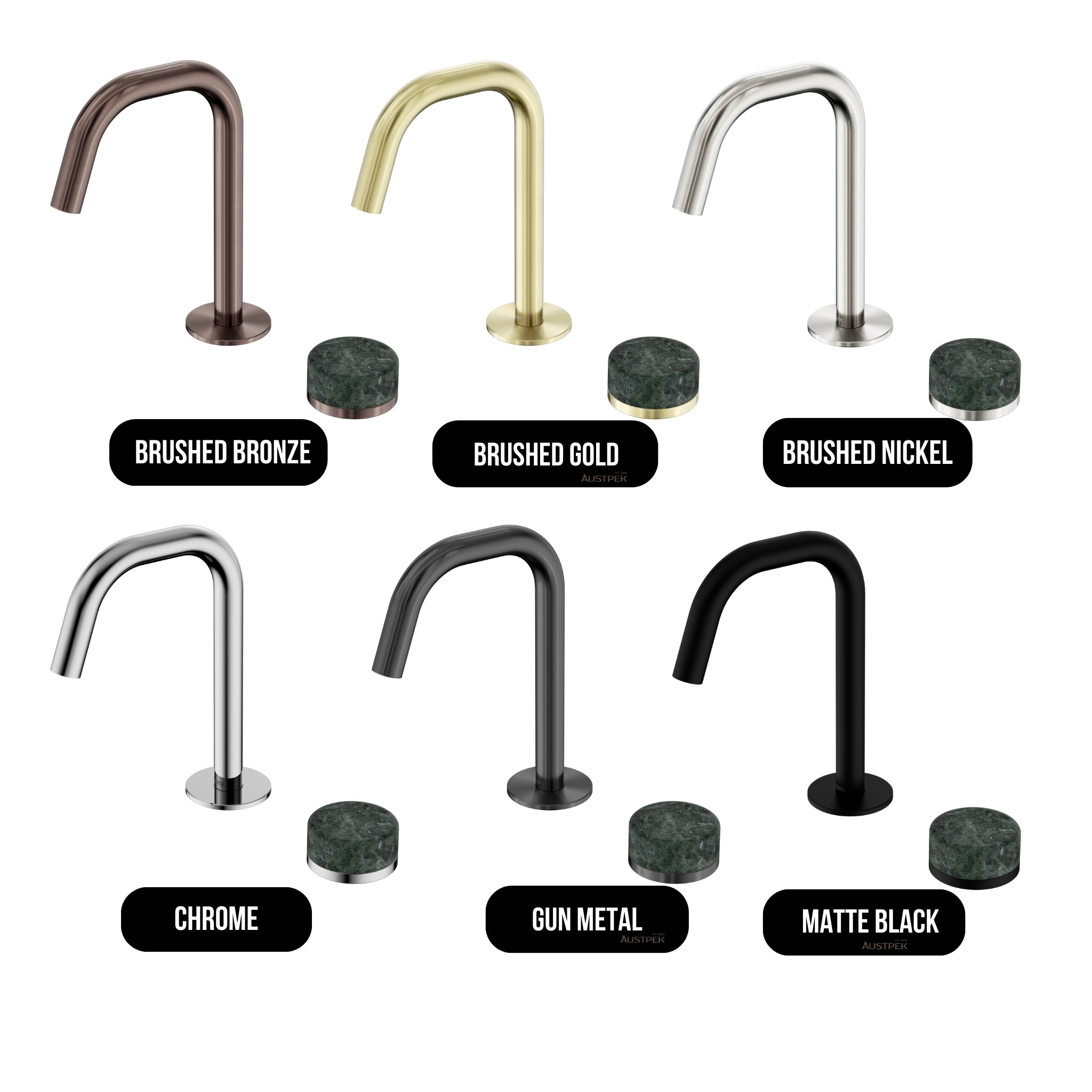 NERO SERENITY PROGRESSIVE BASIN MIXER EDGE SPOUT WITH VERDE ALPI HANDLE 210MM CHROME