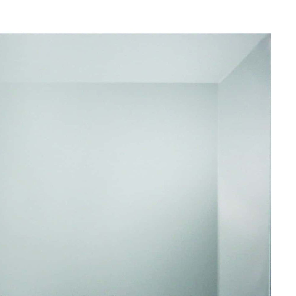 THERMOGROUP ABLAZE RECTANGLE 25MM BEVEL EDGE MIRROR WITH DEMISTER 600X750MM