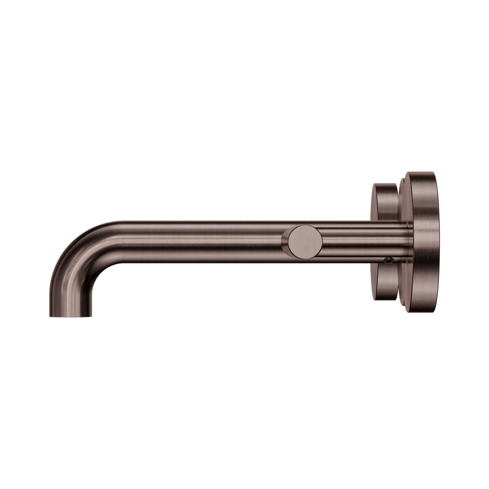 NERO MECCA LEVER WALL BASIN/BATH SET 160MM SPOUT BRUSHED BRONZE