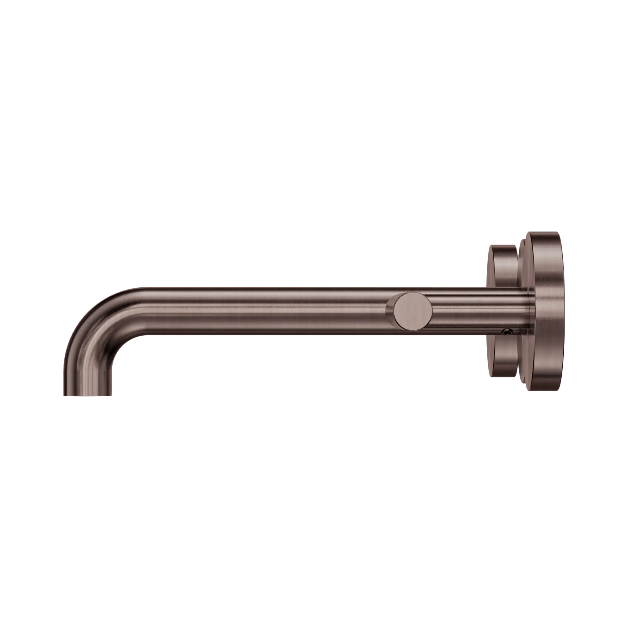 NERO MECCA LEVER WALL BASIN/BATH SET 185MM SPOUT BRUSHED BRONZE