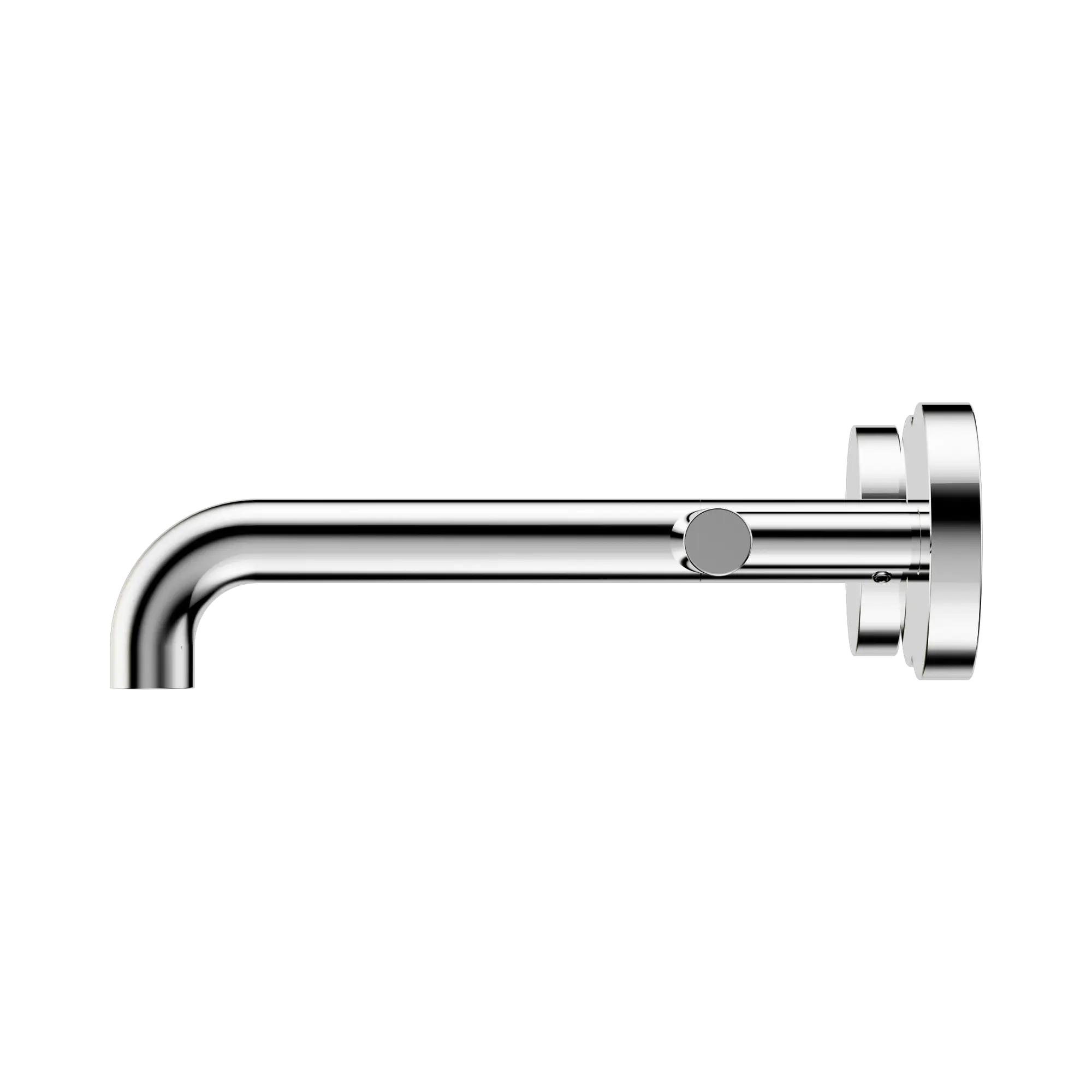 NERO MECCA LEVER WALL BASIN/BATH SET 185MM SPOUT CHROME