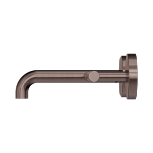 NERO MECCA LEVER WALL BASIN/BATH SET 160MM OFFSET SPOUT BRUSHED BRONZE