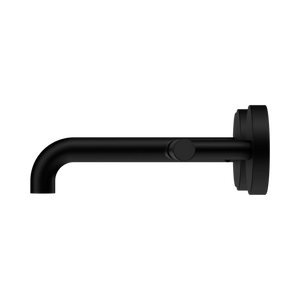 NERO MECCA LEVER WALL BASIN/BATH SET 160MM OFFSET SPOUT MATTE BLACK
