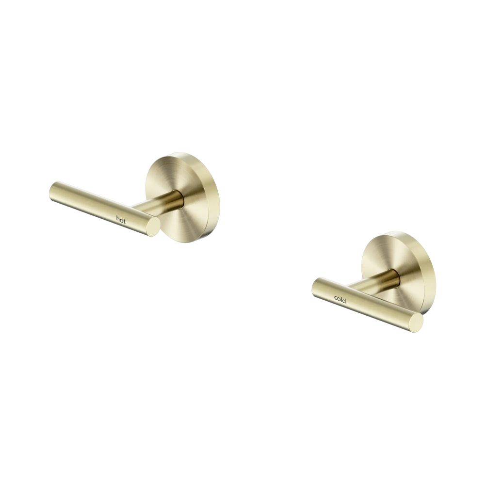NERO MECCA LEVER WALL TOP ASSEMBLIES BRUSHED GOLD