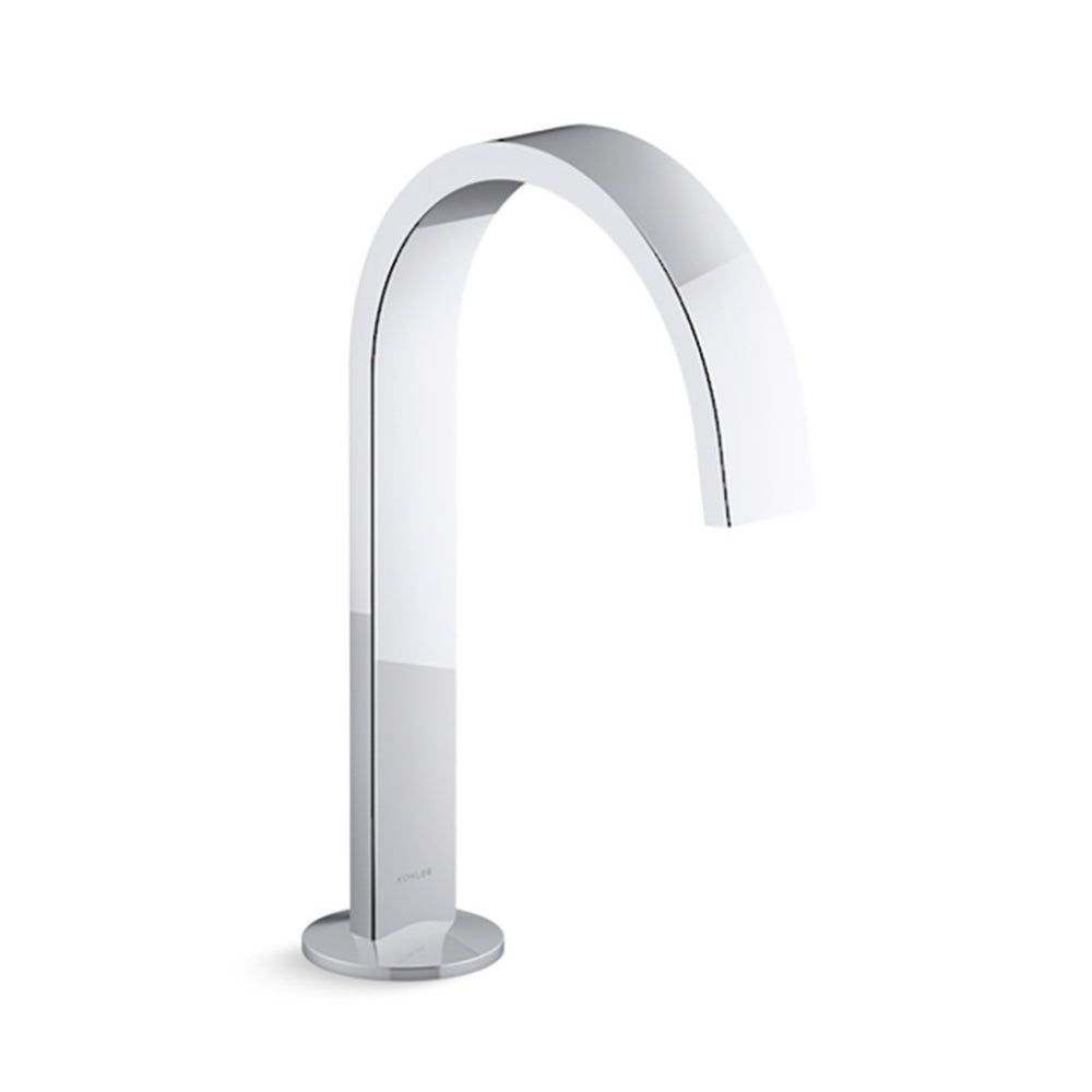 KOHLER COMPONENTS HOB MOUNT RIBBON BATH SPOUT 203MM CHROME