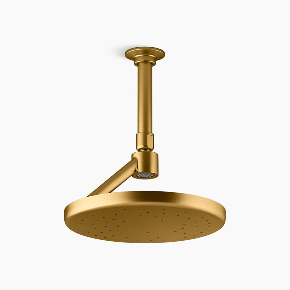 KOHLER STATEMENT RAINHEAD ROUND 225MM BRUSHED BRASS