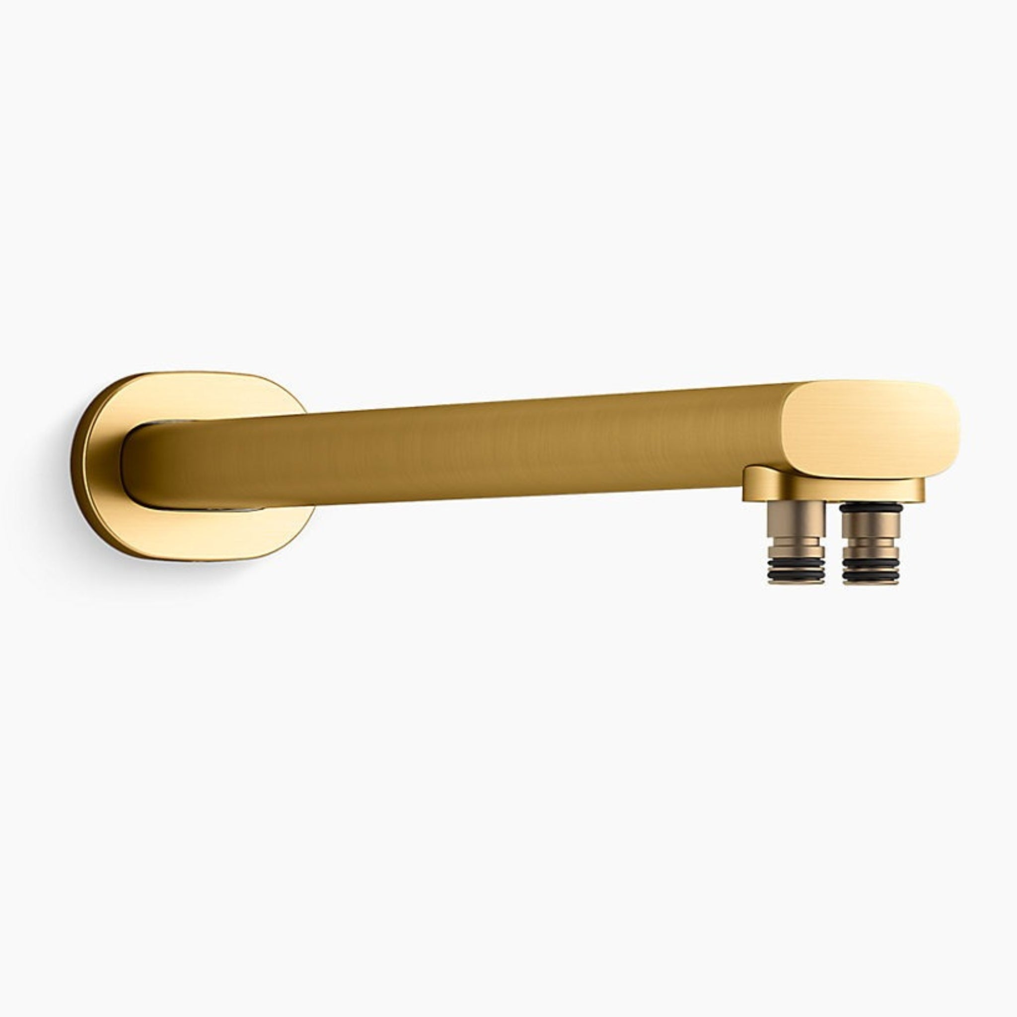 KOHLER STATEMENT DUAL FUNCTION WALL MOUNT RAINHEAD ARM BRUSHED BRASS (AVAILABLE IN 355MM AND 482MM)