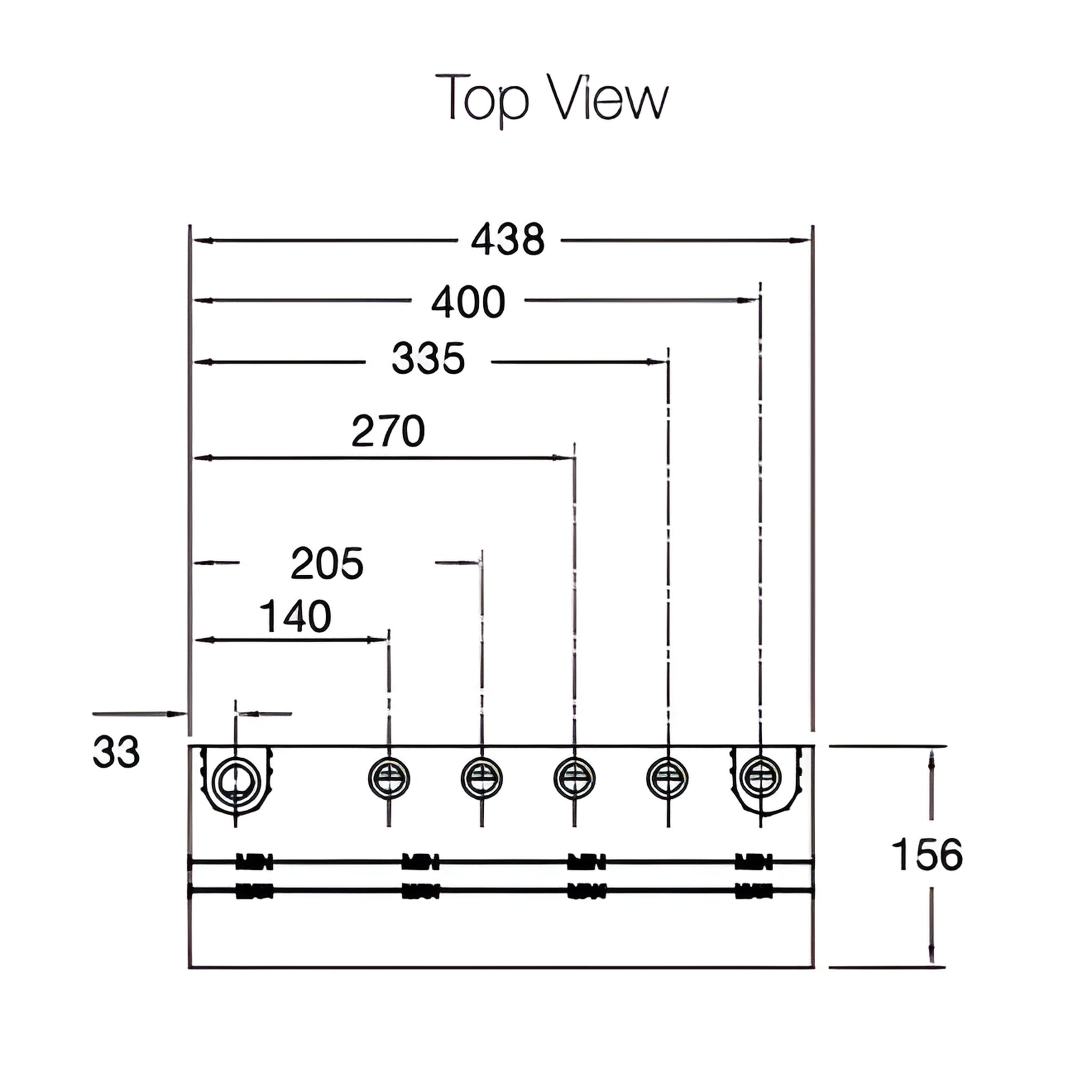 KOHLER ANTHEM FIVE OUTLET RECESSED MECHANICAL THERMOSTATIC CONTROL PANEL AND VALVE COMPLETE KIT BRUSHED BRASS