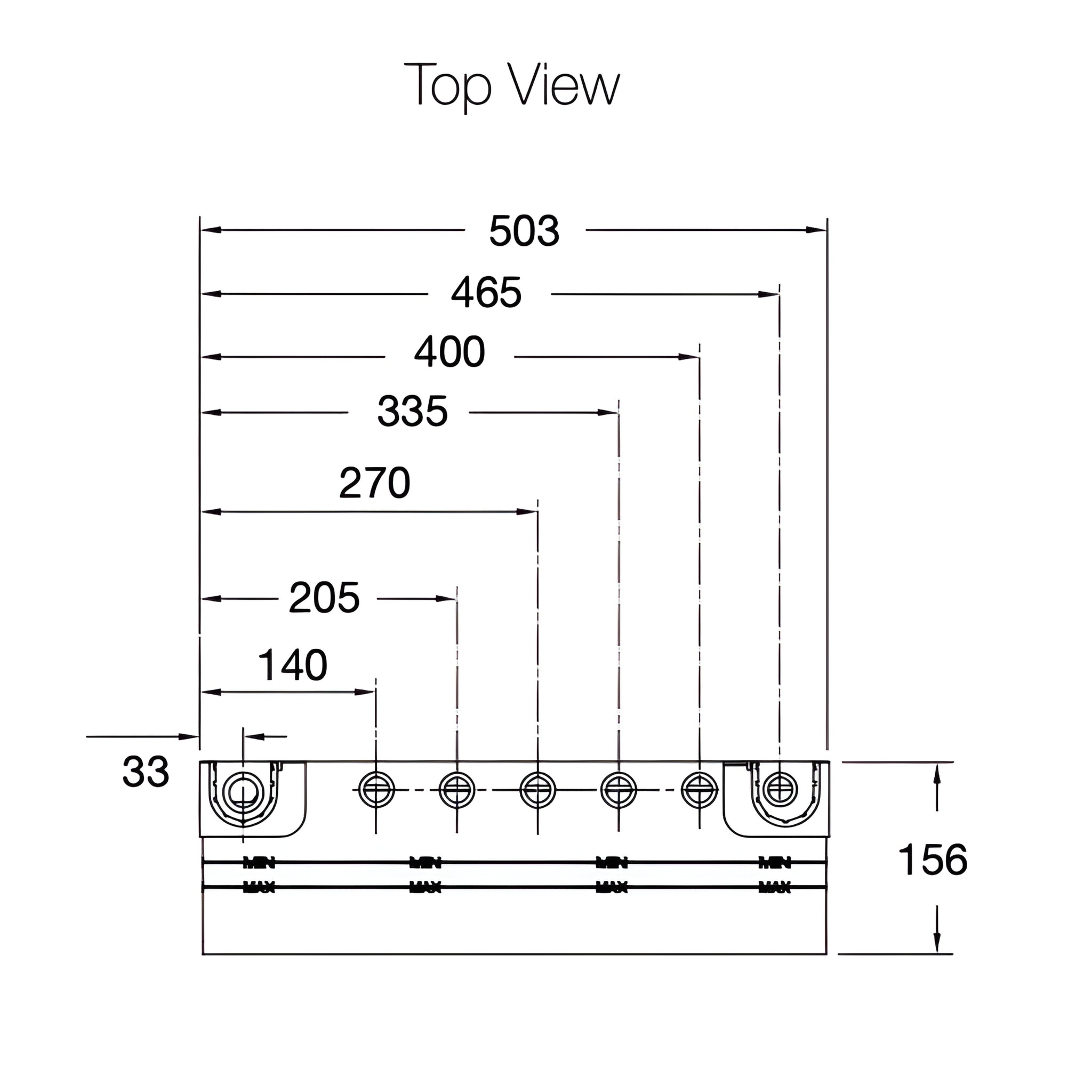 KOHLER ANTHEM SIX OUTLET RECESSED MECHANICAL THERMOSTATIC CONTROL PANEL AND VALVE COMPLETE KIT BRUSHED BRASS