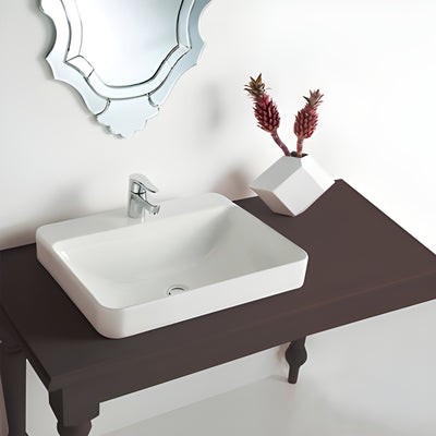 KOHLER FOREFRONT ABOVE COUNTER BASIN WHITE 584MM