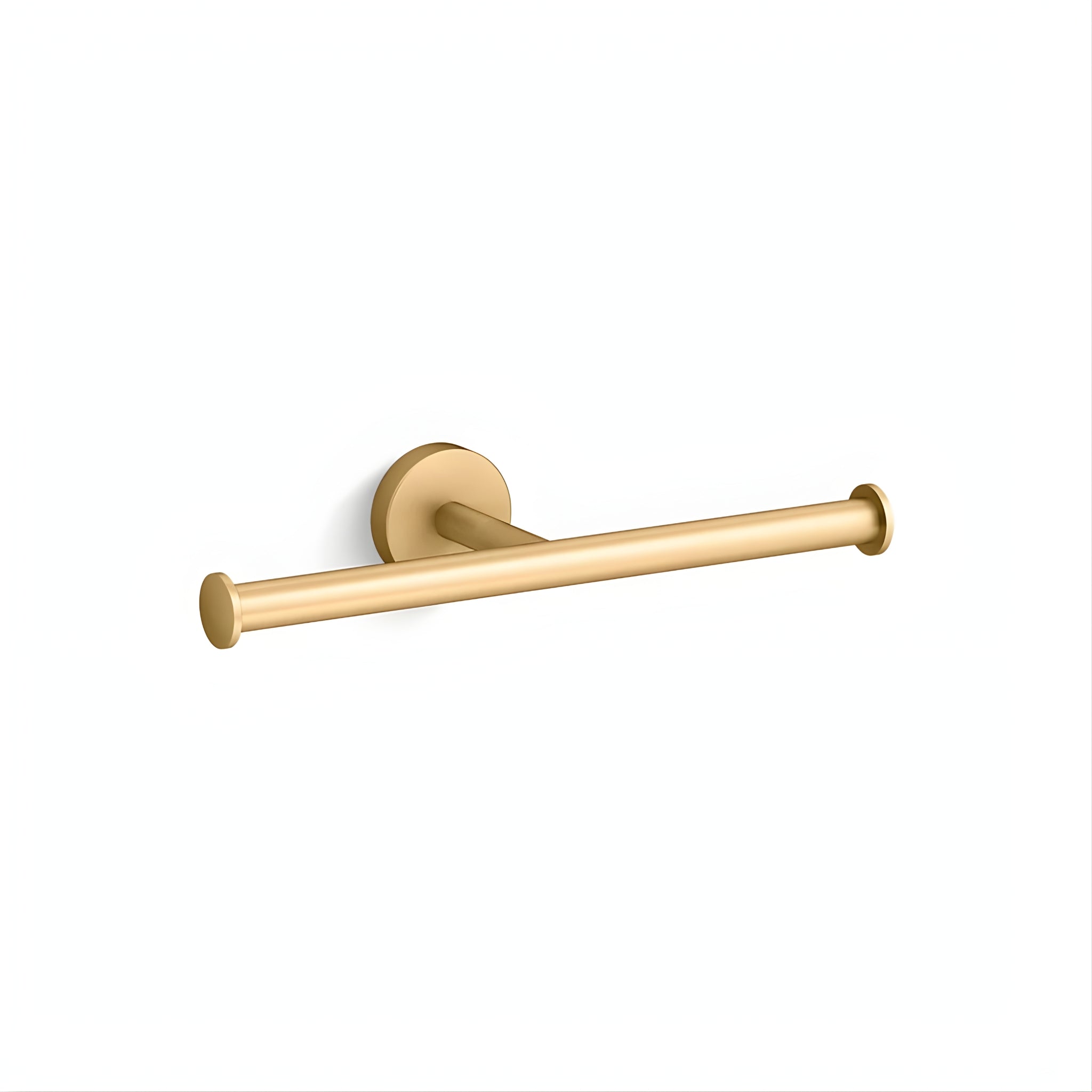 KOHLER ELATE DOUBLE TOILET TISSUE HOLDER BRUSHED BRASS
