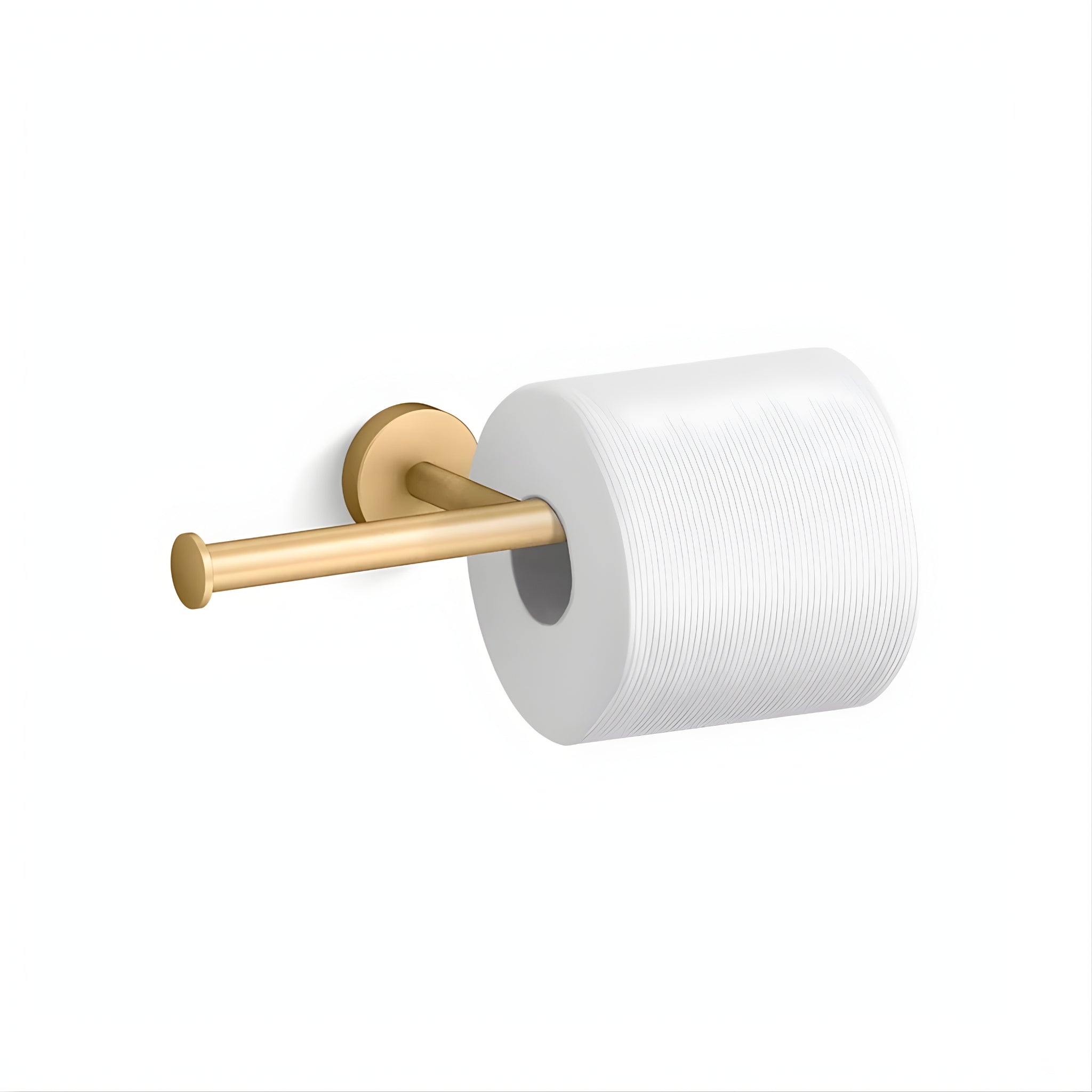 KOHLER ELATE DOUBLE TOILET TISSUE HOLDER BRUSHED BRASS