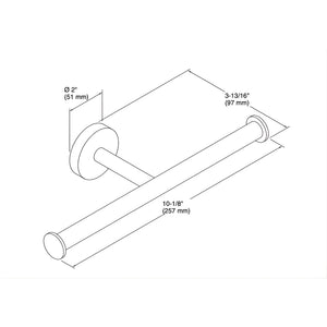 KOHLER ELATE DOUBLE TOILET TISSUE HOLDER 257MM CHROME