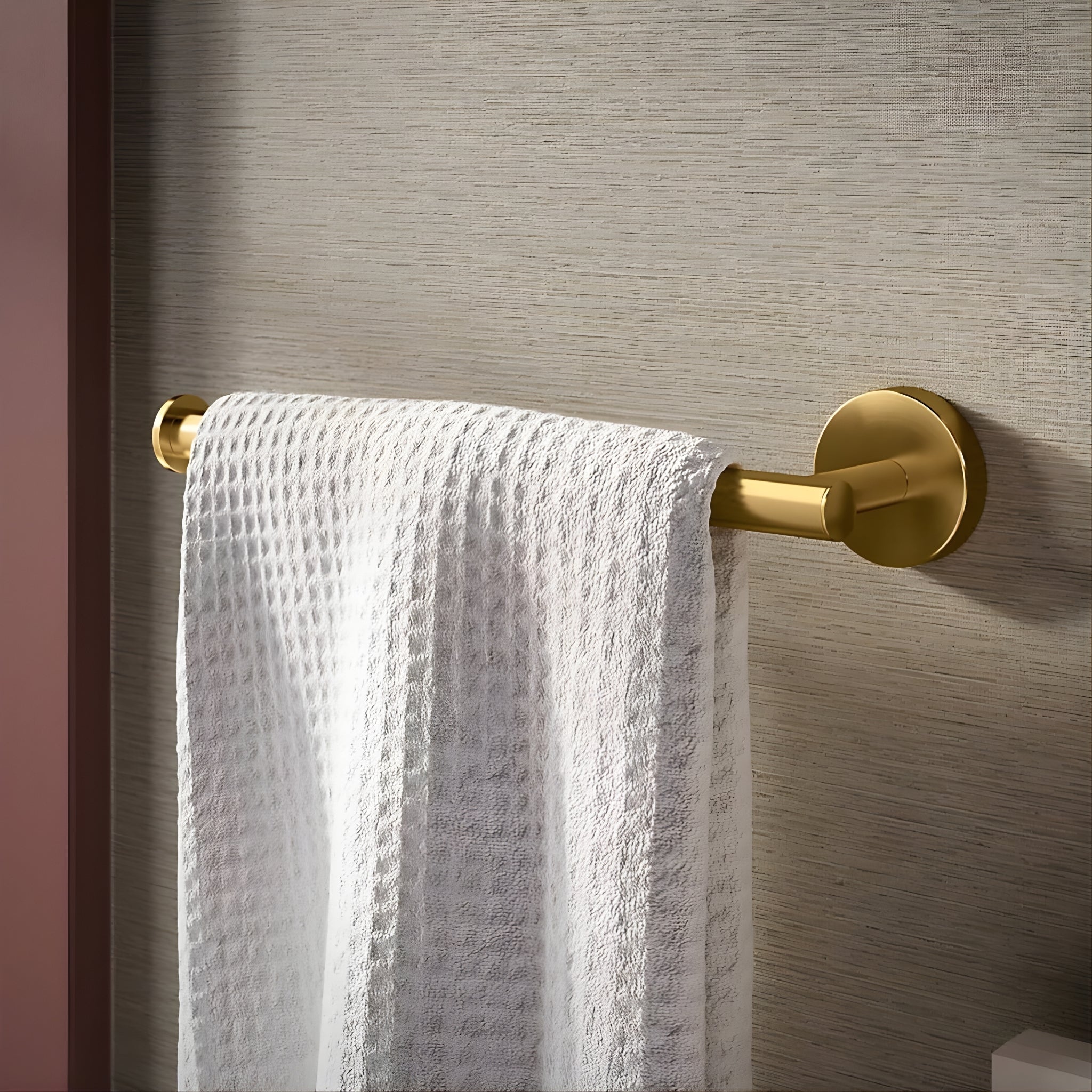 KOHLER ELATE TOWEL ARM 232MM BRUSHED BRASS