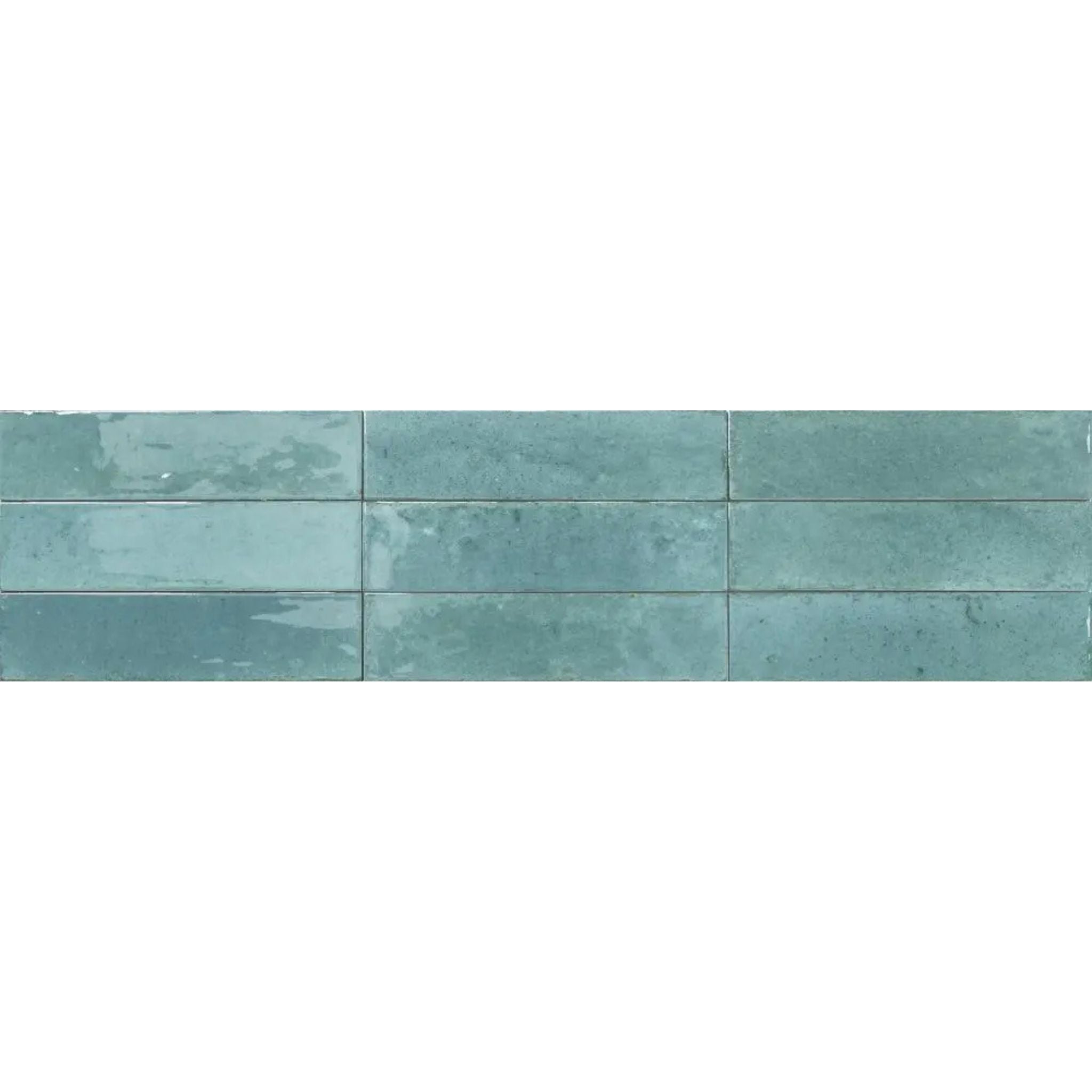 ELITE AGADIR TURQUESA ULTRA GLOSS 70X280MM RECTANGULAR TILE (PER BOX)