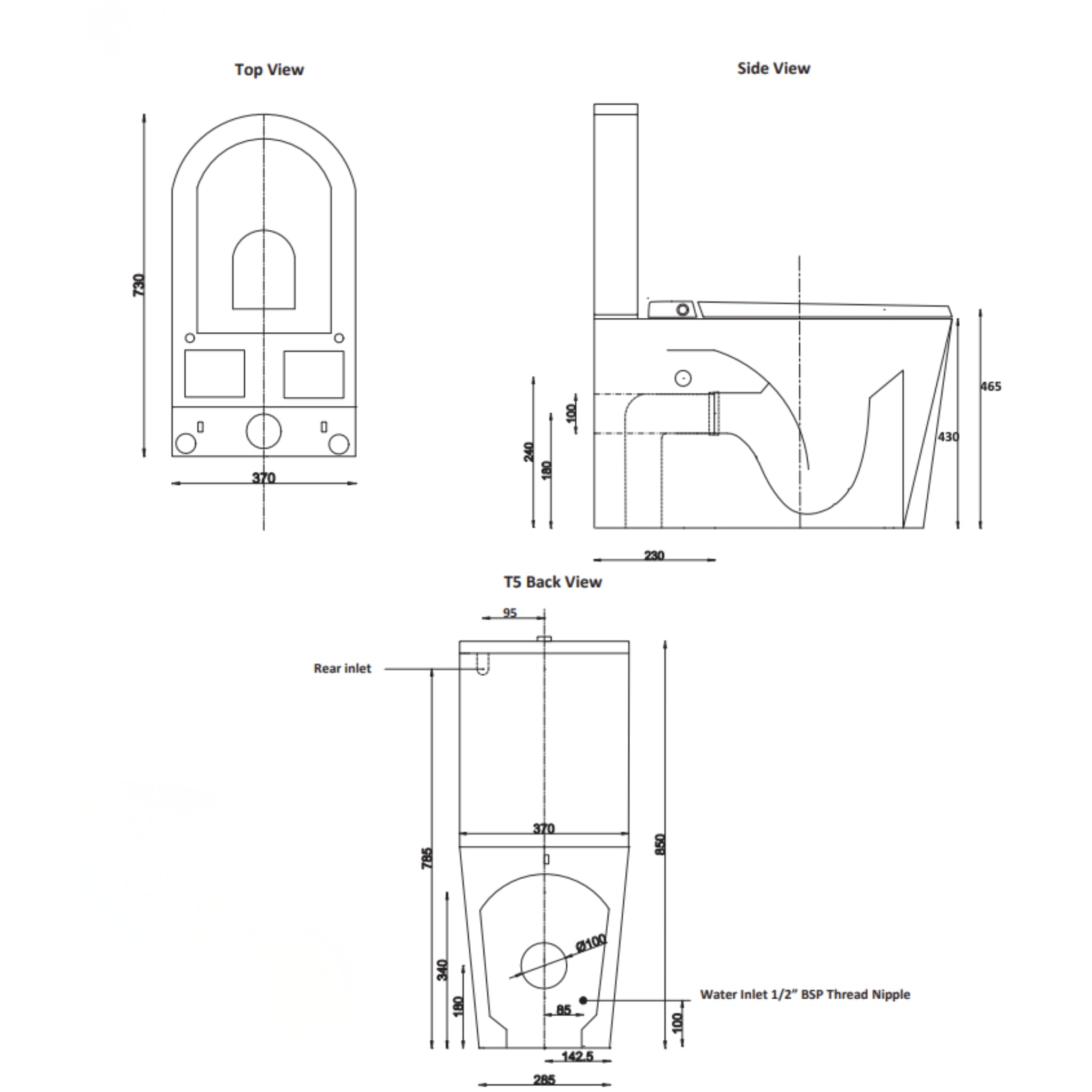 KOHLER MODENA SMART RIMLESS BACK TO WALL TOILET W/ REMOTE CONTROLLED BIDET PACKAGE D-SHAPE GLOSS WHITE