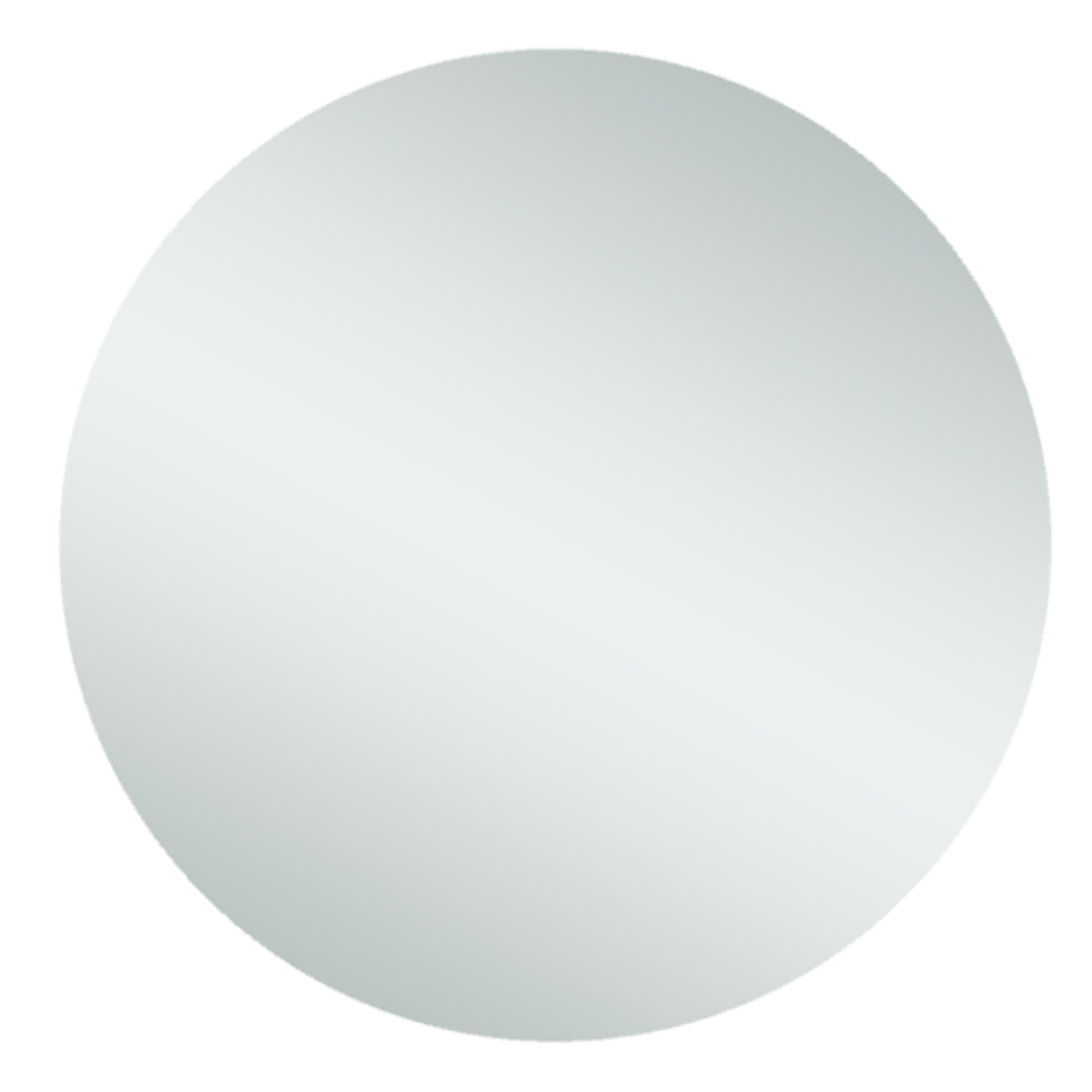 THERMOGROUP ABLAZE RIO FRAMELESS ROUND POLISHED EDGE MIRROR 600MM