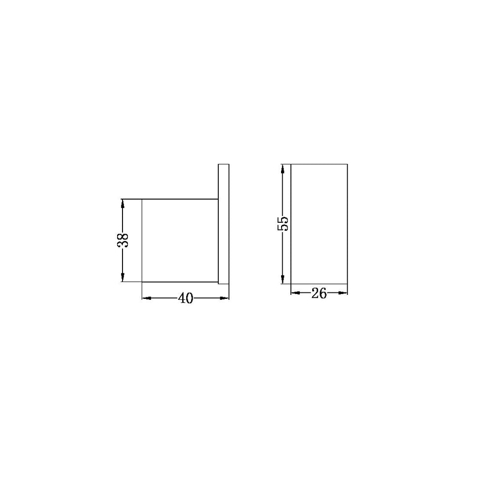 NERO CELIA ROBE HOOK BRUSHED NICKEL